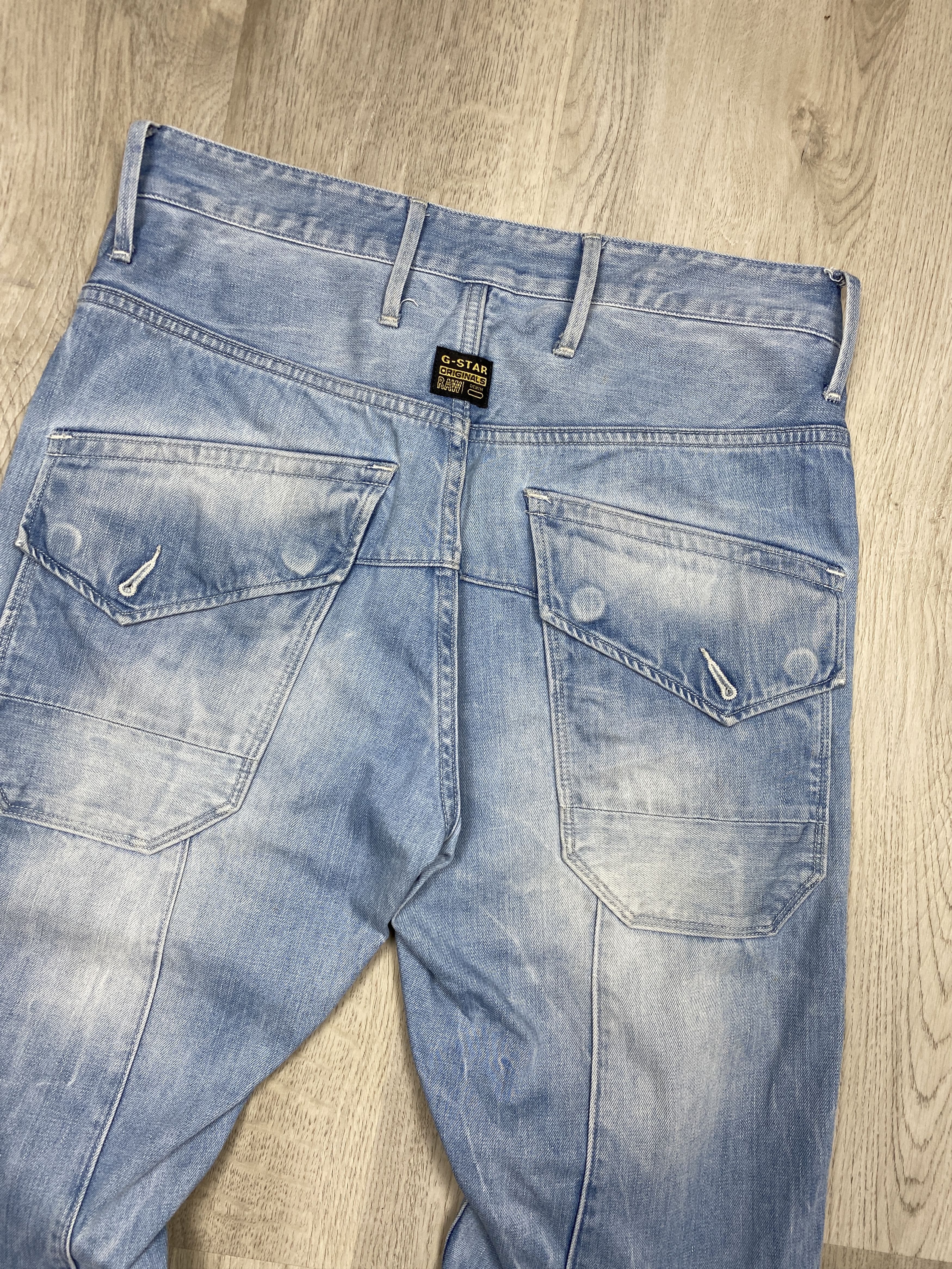 G-Star G Star Raw Vintage Mens Denim Pants Double Knee Jeans Size US 30 / EU 46 - 6 Thumbnail
