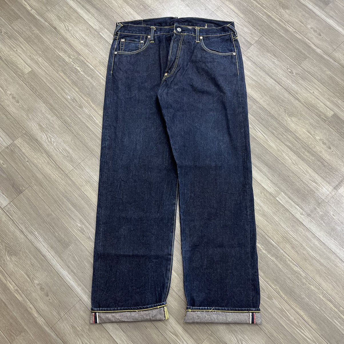 Evisu Vintage Evisu Daicock Big Logo Selvedge Jeans Size US 29 - 17 Thumbnail