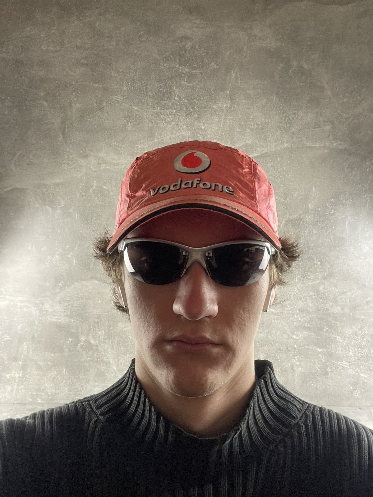 Mercedes-Benz Vodafone McLaren Mercedes Formula 1 Cap 00s Red Racing Hat Size ONE SIZE - 2 Thumbnail