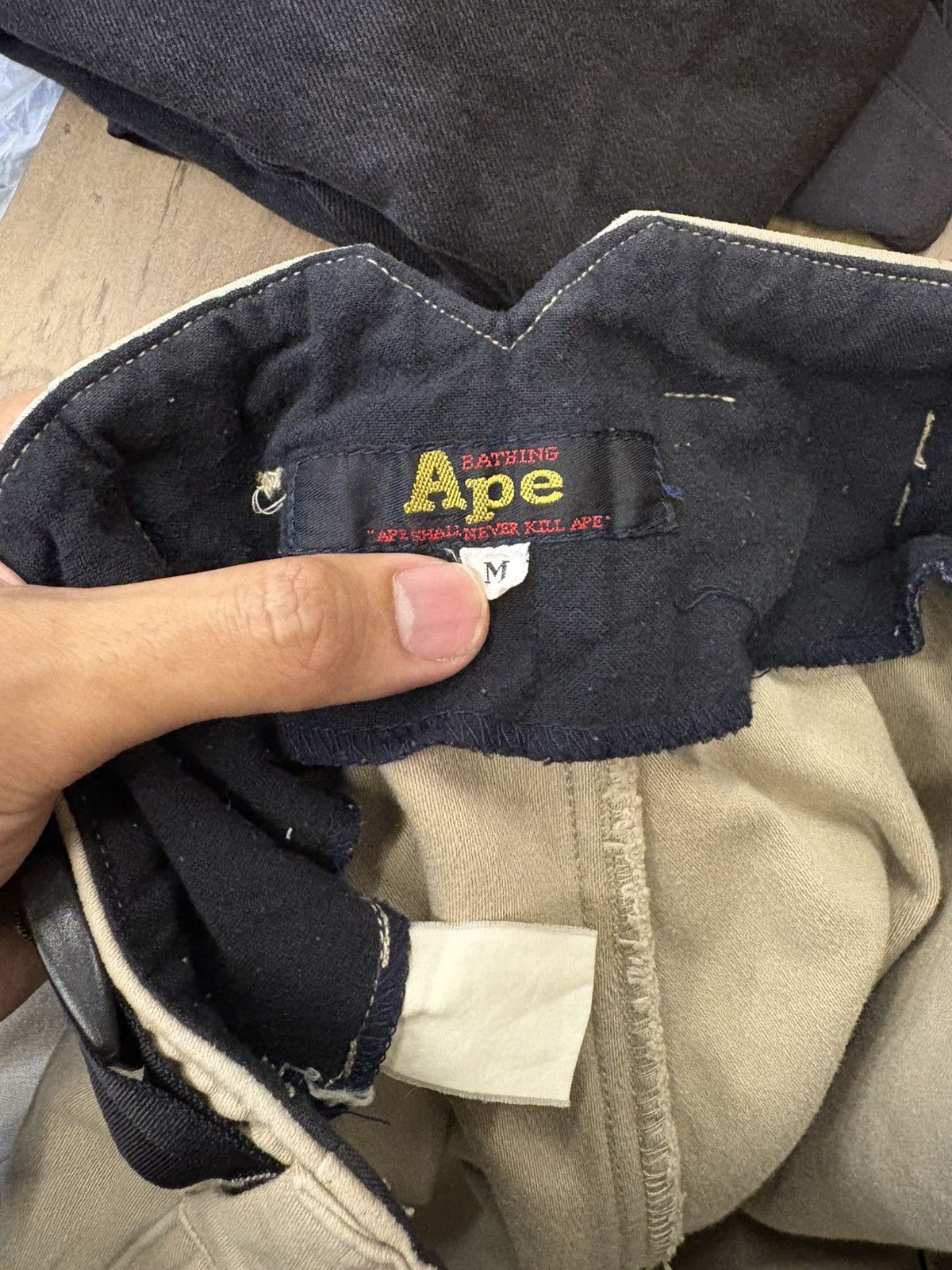 Bape Vintage A Bathing Ape Parachute Pant 🔥 Size US 31 - 9 Thumbnail