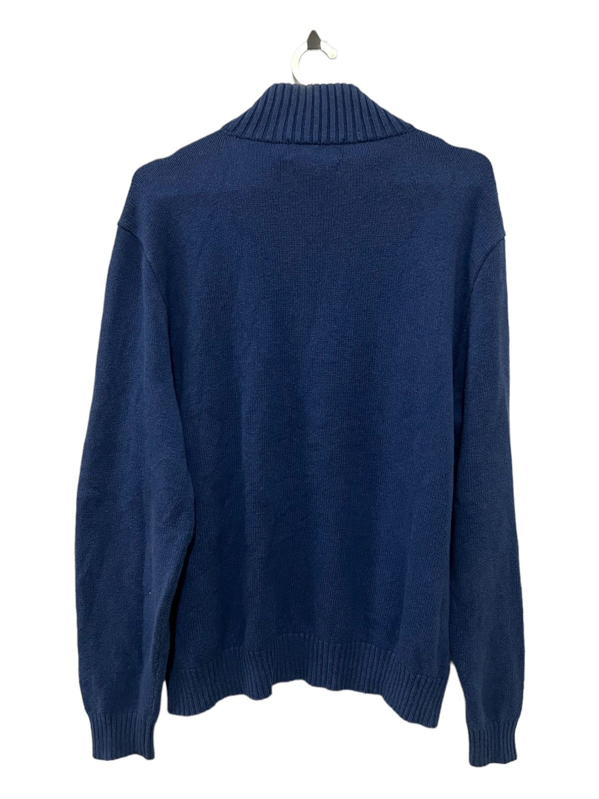 Polo Ralph Lauren × RRL Ralph Lauren Y2K Polo Ralph Lauren Half Zipper Knitted Sweater Pullover Size US XL / EU 56 / 4 - 4 Thumbnail
