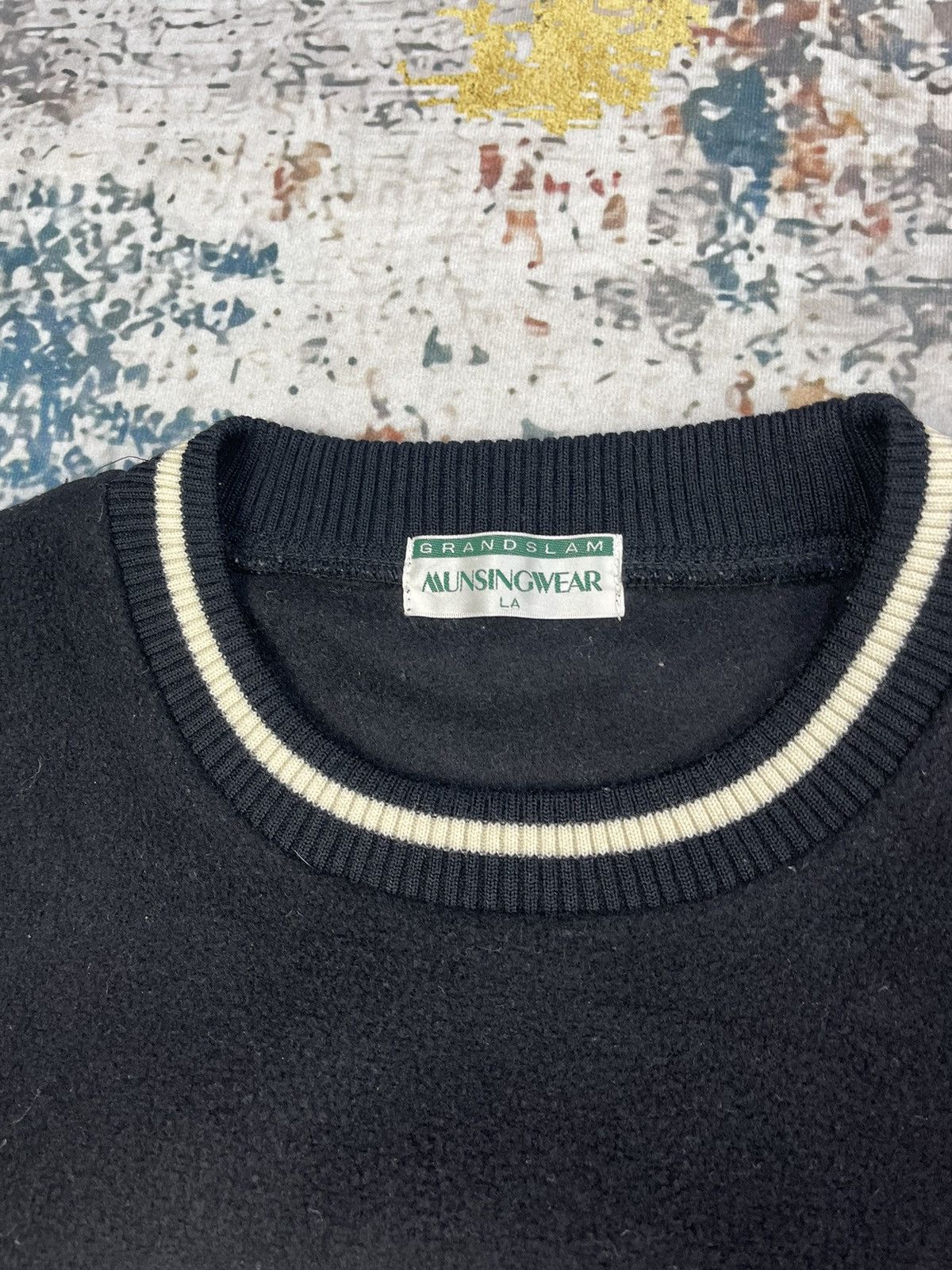 Grand Slam Vintage Mungsingwear Golf Big Logo Embroidered Sweater Size US L / EU 52-54 / 3 - 4 Thumbnail