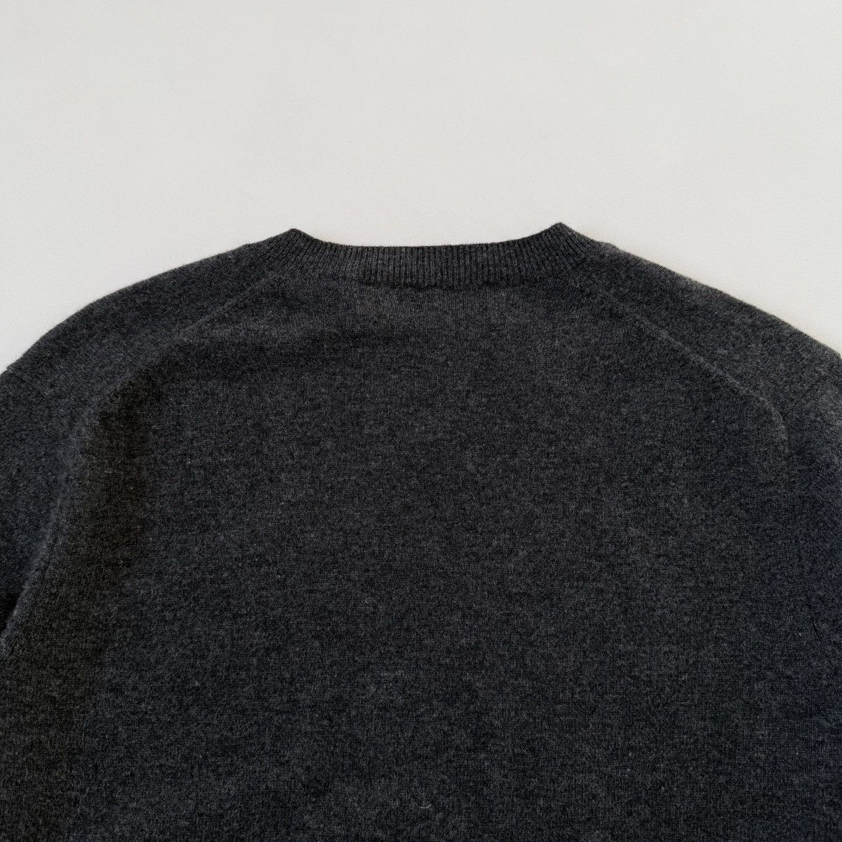 Comme des Garcons A/W 04 Gray Wool V Neck Sweater Size US L / EU 52-54 / 3 - 13 Thumbnail