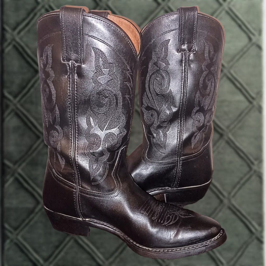 Vintage Double-H Boots Mens 9.5 D Brown Leather Gore-Tex Work Boots 2580 NWB Double-H Boots products for sale | eBay main image 2
