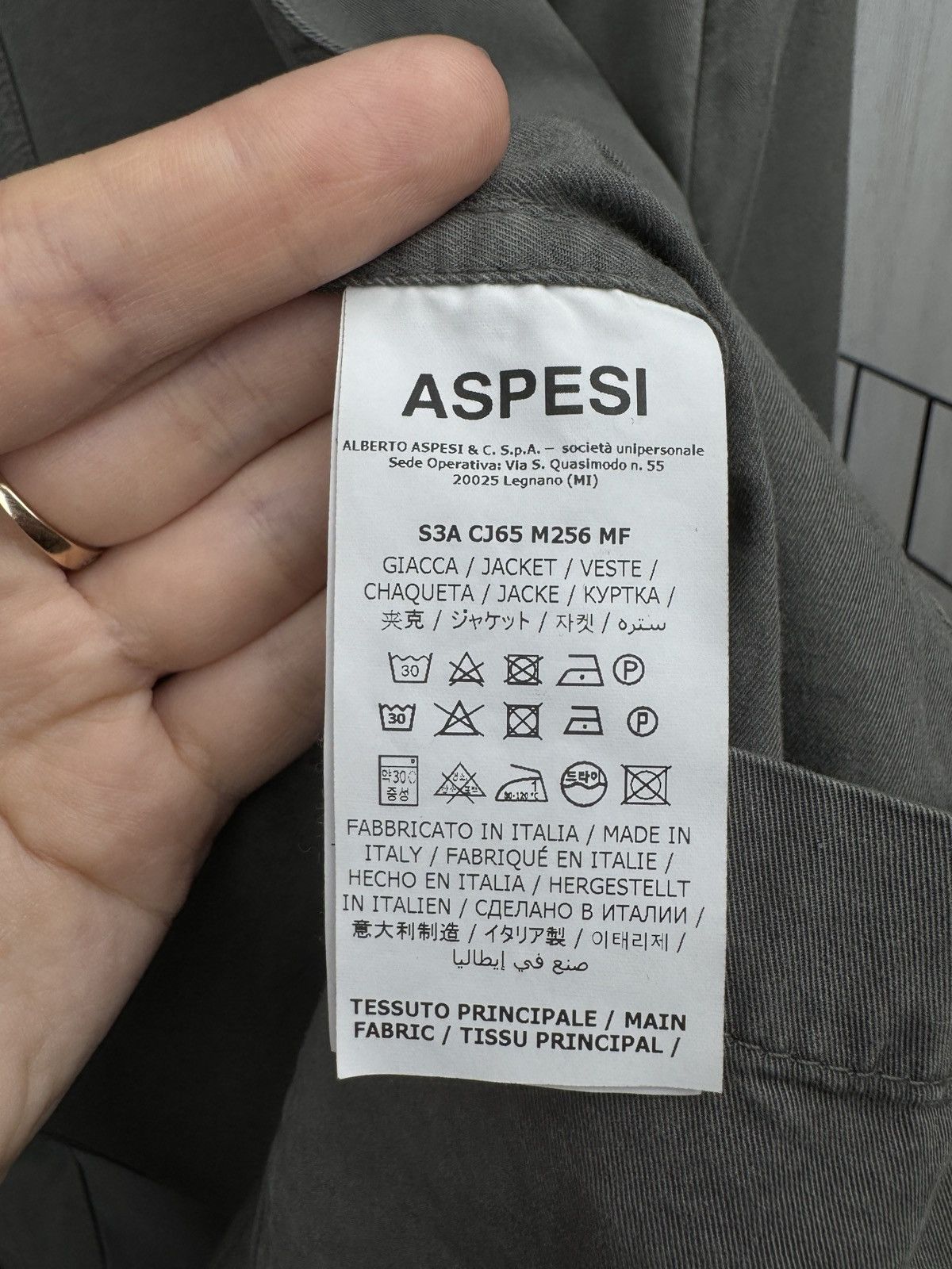 Aspesi Aspesi Samuraki COTTON AND LYOCELL TWILL BLAZER RRP 490$ Size 40R - 12 Thumbnail