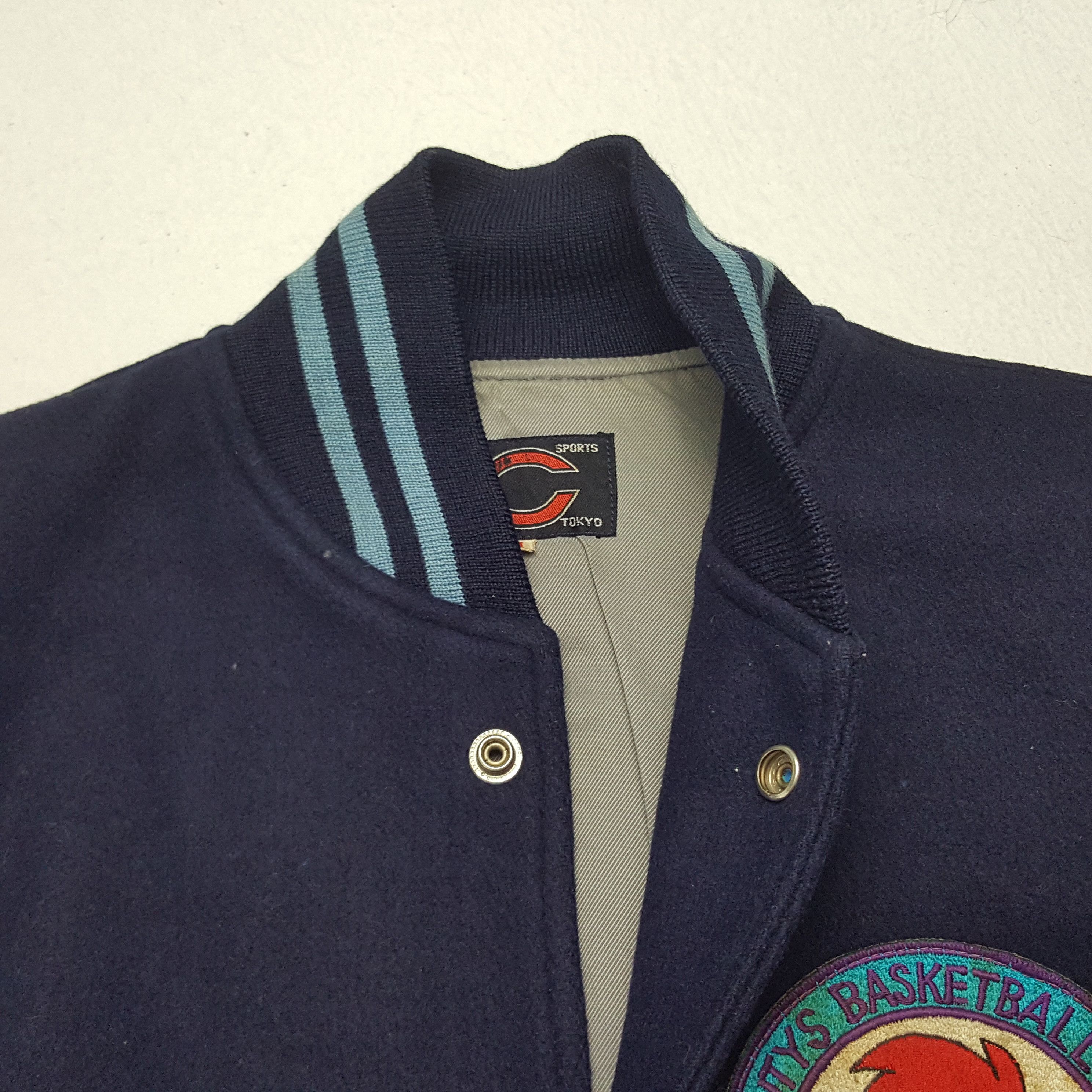 NBA × Vintage Vintage Eightys Basketball Team American NBA Varsity Jacket Size US M / EU 48-50 / 2 - 6 Thumbnail