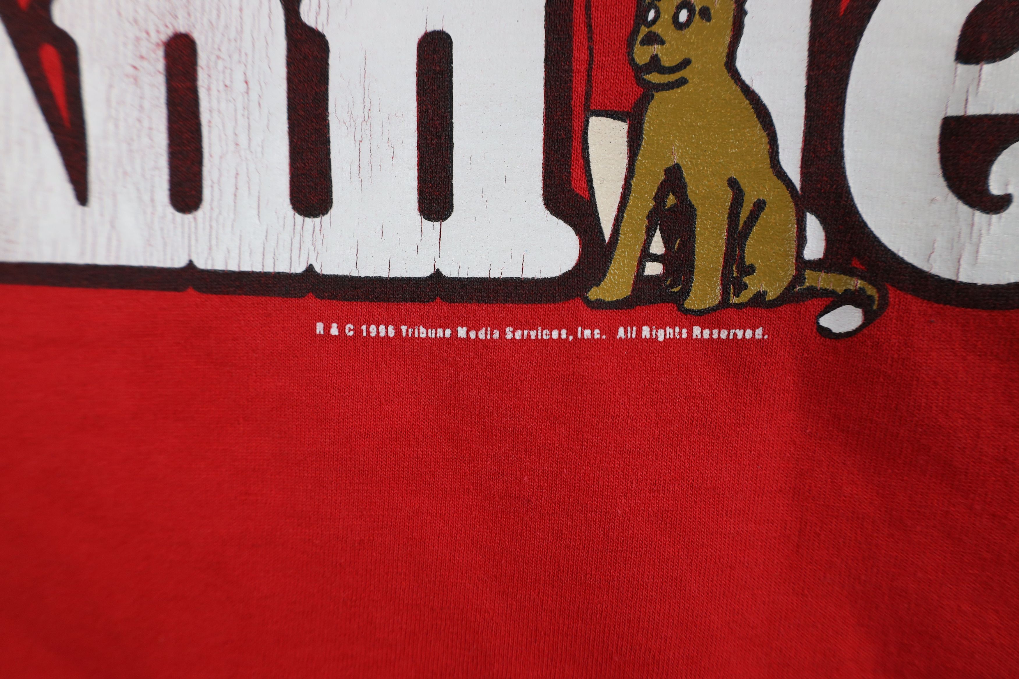 Vintage Vintage 90s Cropped Annie Musical Play Short Sleeve T-Shirt Size S / US 4 / IT 40 - 5 Thumbnail