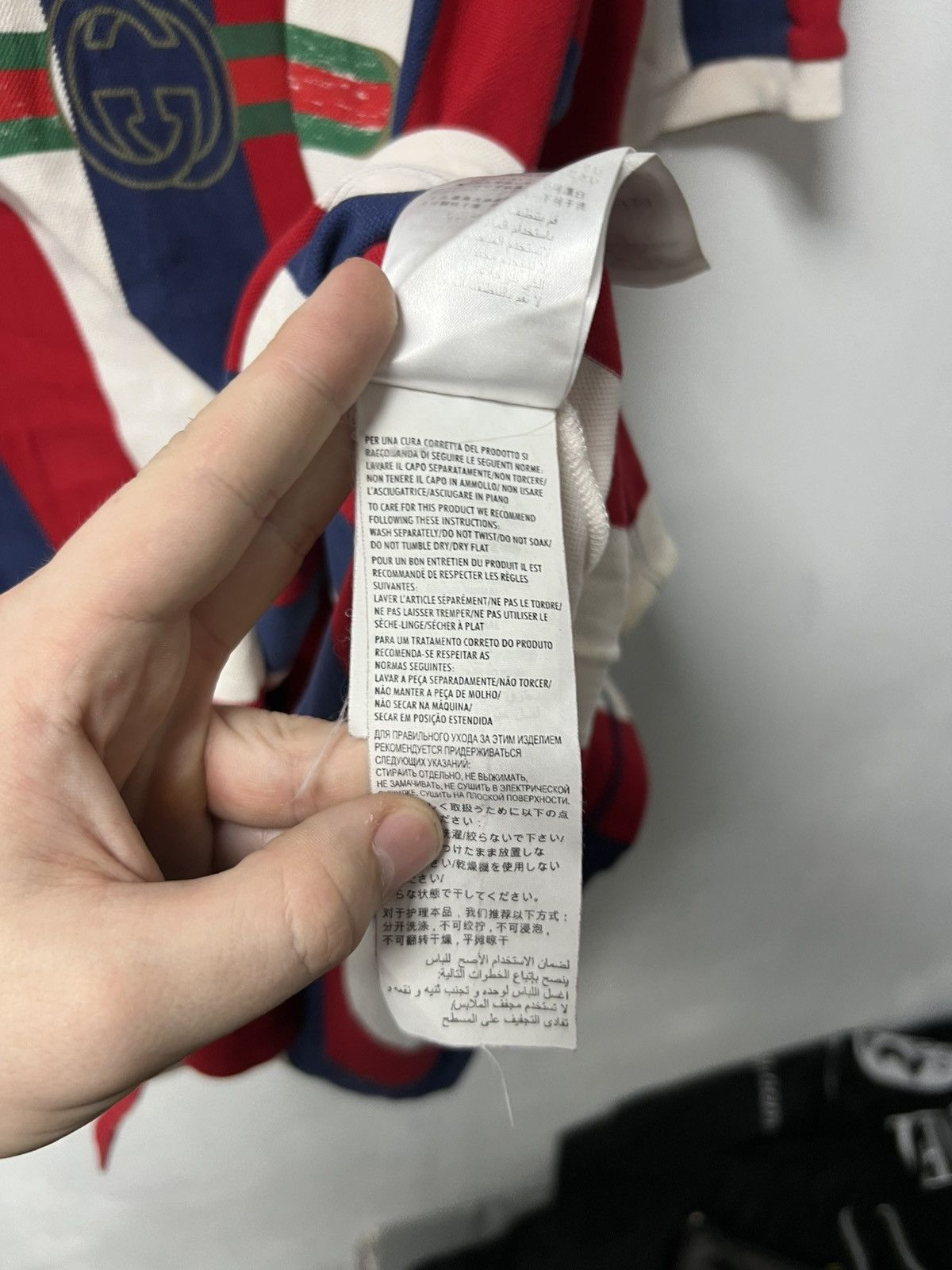 Gucci Gucci Polo T-Shirt Big Logo Size US L / EU 52-54 / 3 - 13 Thumbnail
