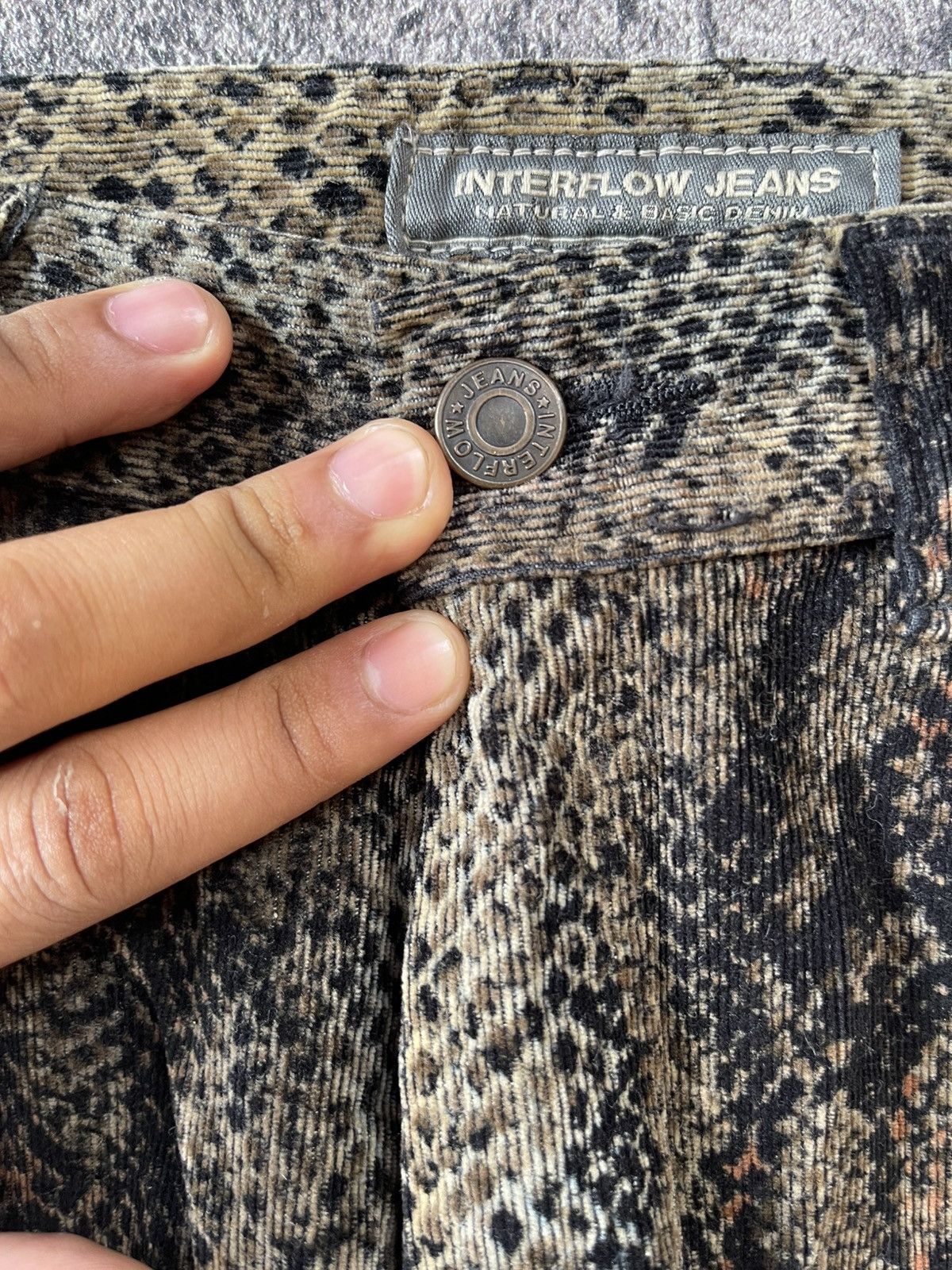 Japanese Brand Y2k interflow snakeskin “tornado mart style” jeans Size US 30 / EU 46 - 11 Thumbnail
