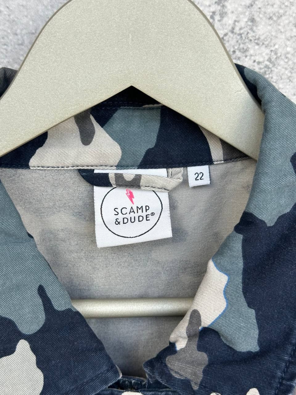 Other Scamp & Dude Camouflage Military Field Jacket Utility Size XXL / US 16-18 / IT 52-54 - 12 Thumbnail