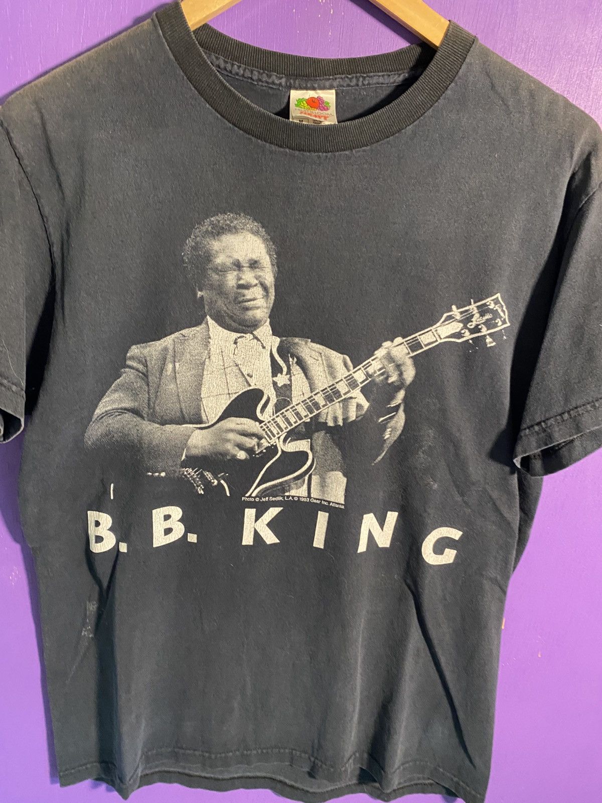 Band Tees Vintage 00s BB King guitar faded t-shirt Size US M / EU 48-50 / 2 - 3 Thumbnail