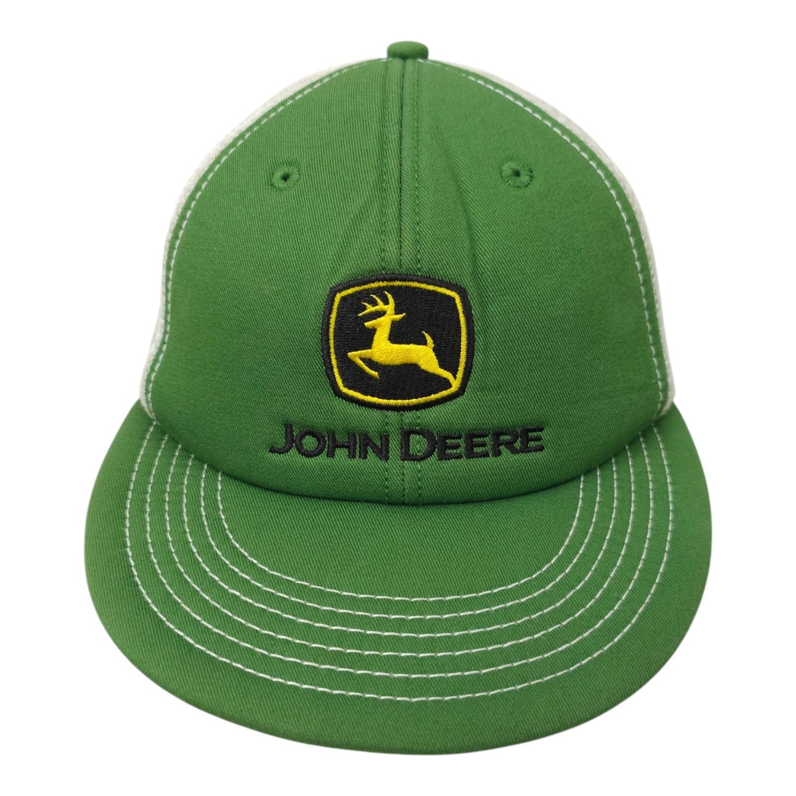 John Deere John Deere Mesh Back Snapback Cap Trucker Foam Panel Visor Size ONE SIZE - 1 Thumbnail
