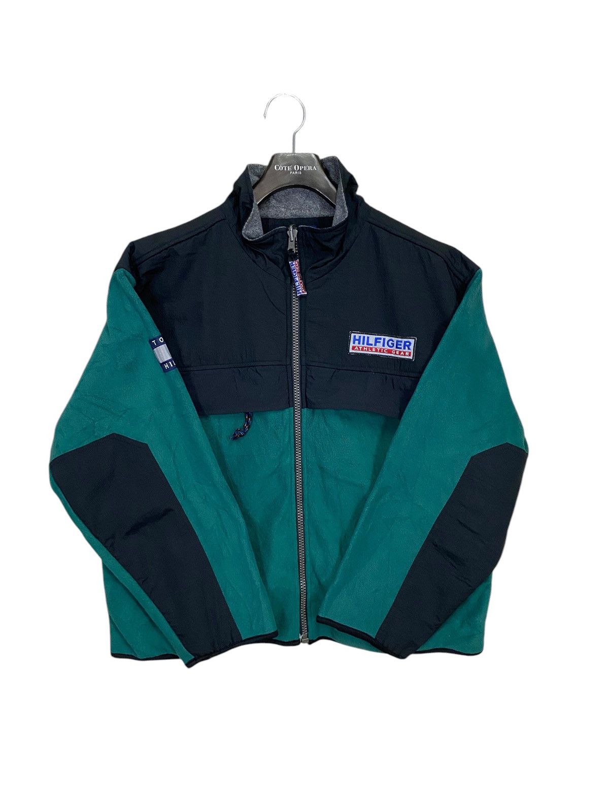 Tommy Hilfiger × Vintage Vintage 90s tommy hilfiger athletic gear fleece jacket Size US L / EU 52-54 / 3 - 2 Thumbnail