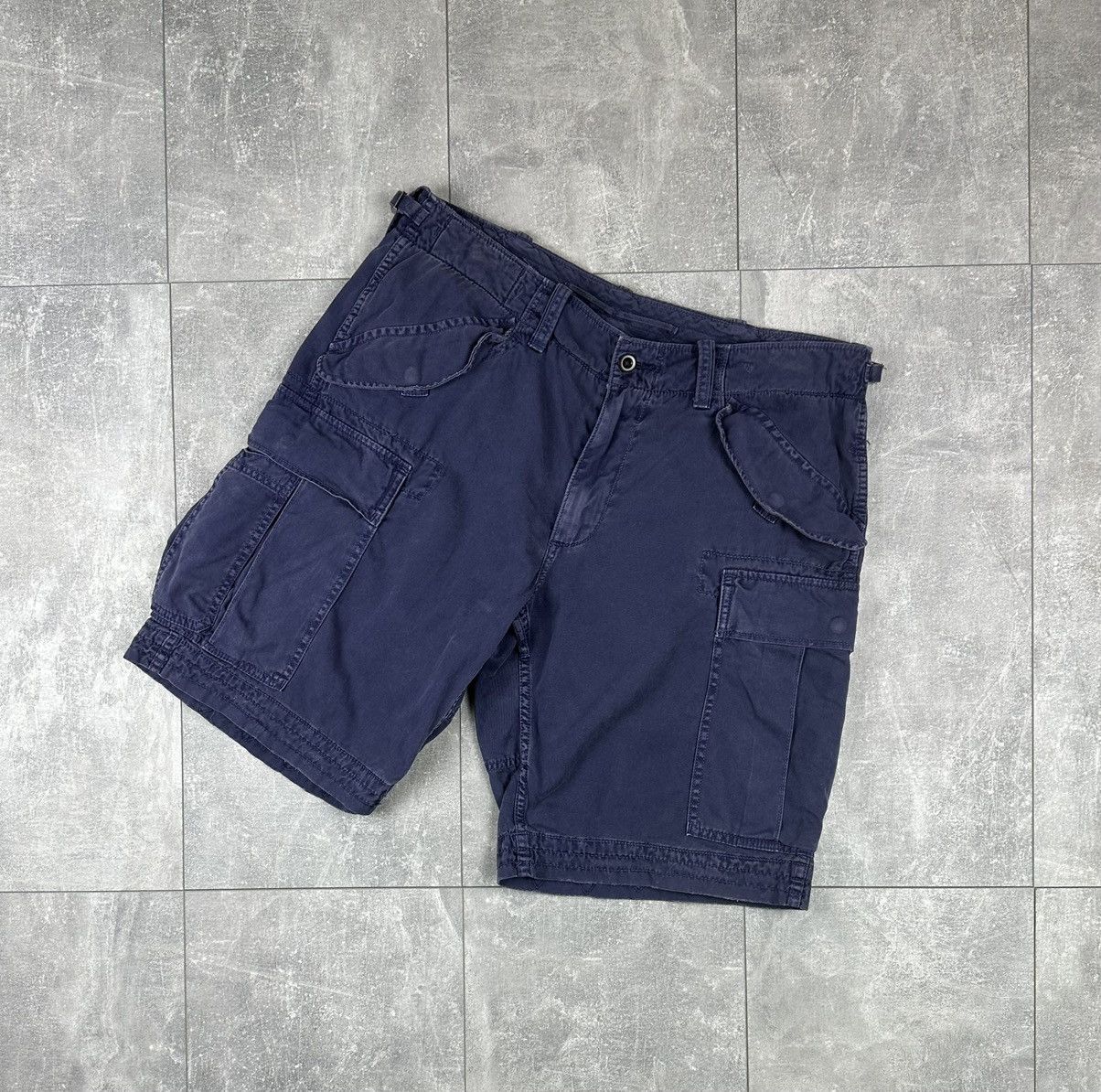 Polo Ralph Lauren Polo Ralph Lauren Cargo Military Navy Blue Short Size US 36 / EU 52 - 1 Thumbnail