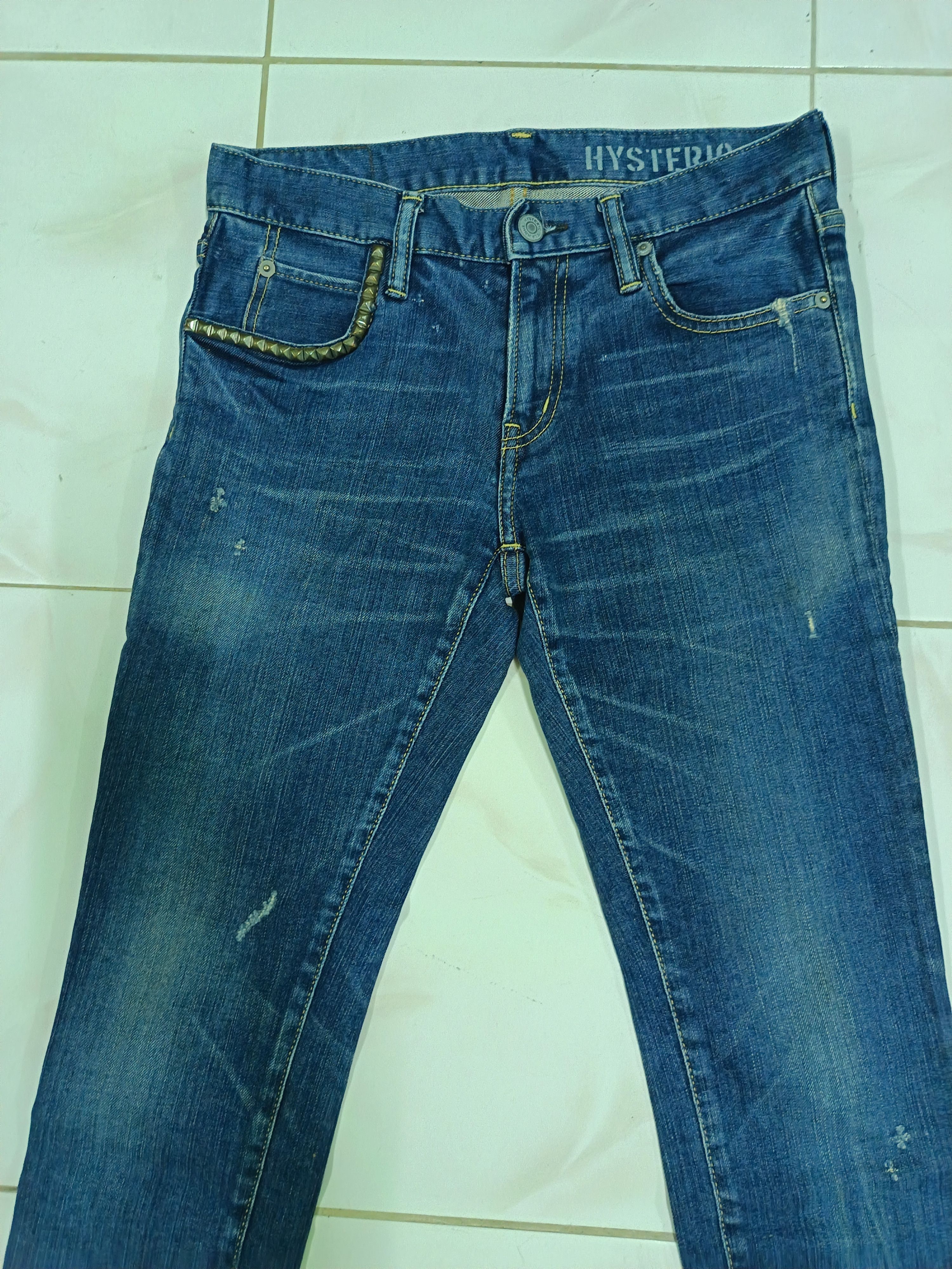 Hysteric Glamour Hysteric Glamour Stud Skinny Distressed Style Jeans | XS Size 29" - 3 Thumbnail