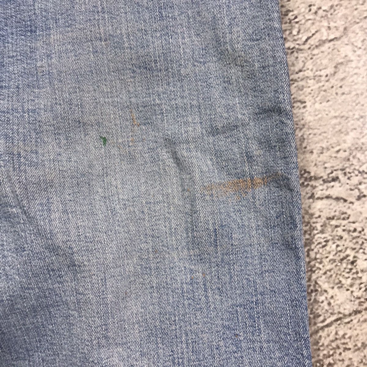 Vintage Vintage Y2K Baggy Distressed Flared Jeans Grunge Logo 24 Size 24" / US 00 / IT 34 - 3 Thumbnail