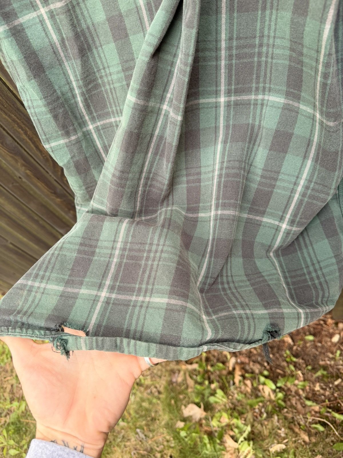 Vintage Carhartt Button Up Flannel Shirt Size XL Size US XL / EU 56 / 4 - 5 Thumbnail