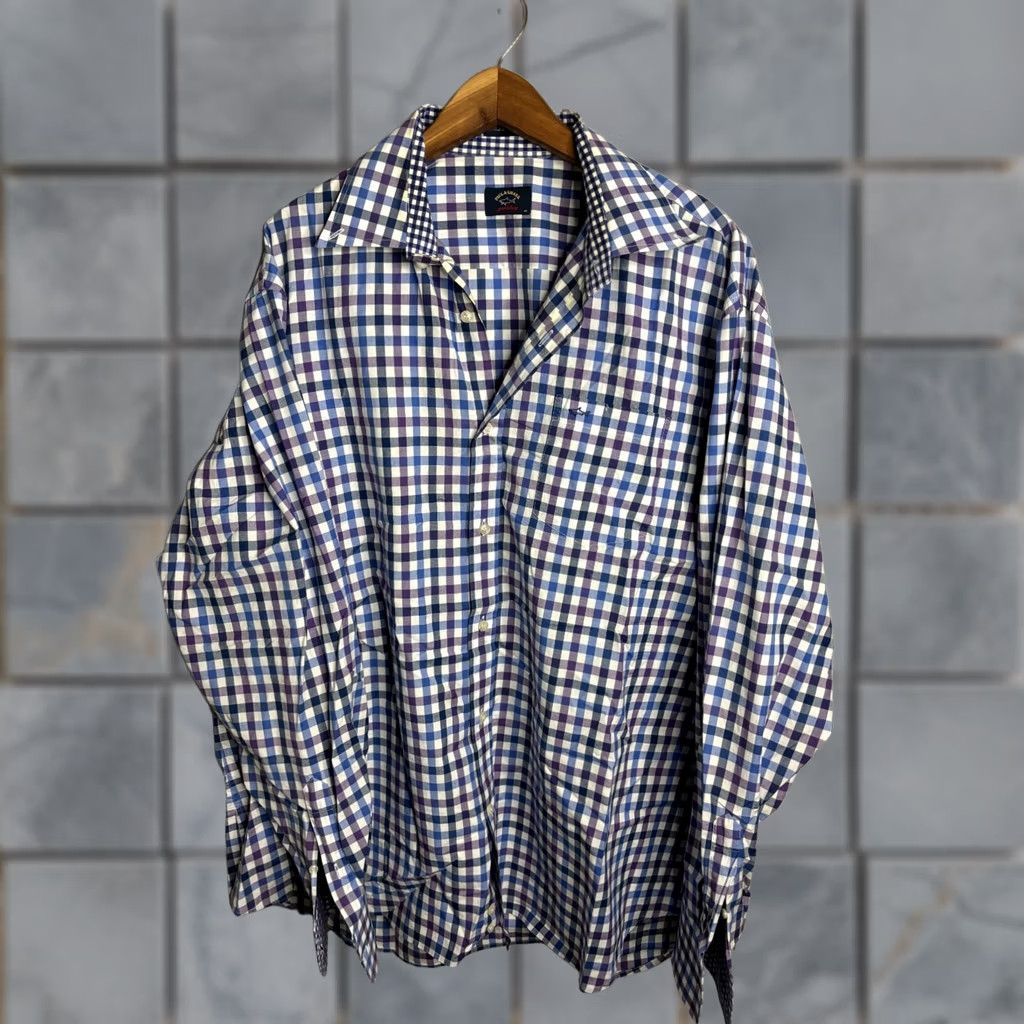 Paul & Shark Paul & Shark Yachting Shirt Multicolor Plaid XL Button Down Mens Size US XL / EU 56 / 4 - 1 Thumbnail
