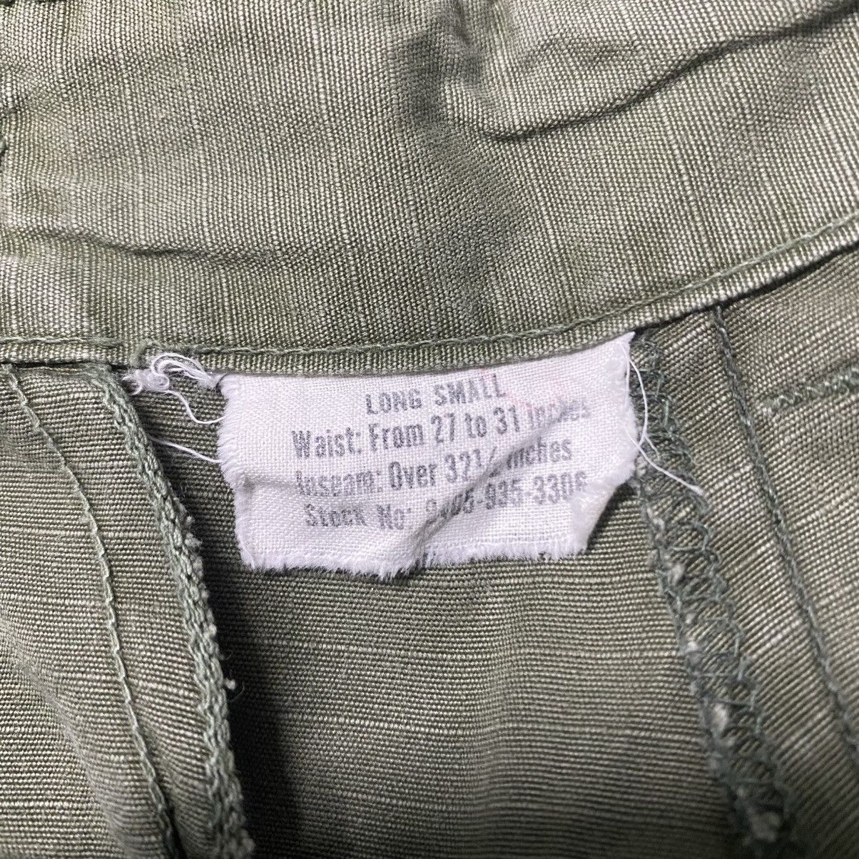 Vintage Vintage 60s Vietnam War Ripstop Poplin Trouser OG-107 Size US 30 / EU 46 - 20 Thumbnail