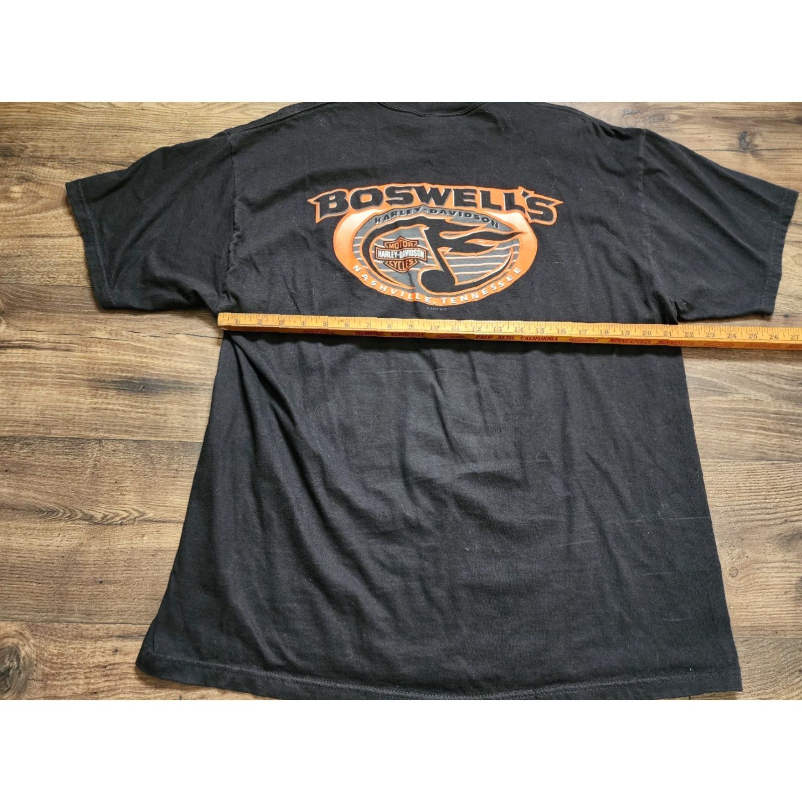 Harley Davidson VINTAGE Harley-Davidson T-Shirt Mens XL Black Graphic 2000s 2002 Boswell Nashville TN Casual Short Sleeve"} Size US XL / EU 56 / 4 - 6 Thumbnail