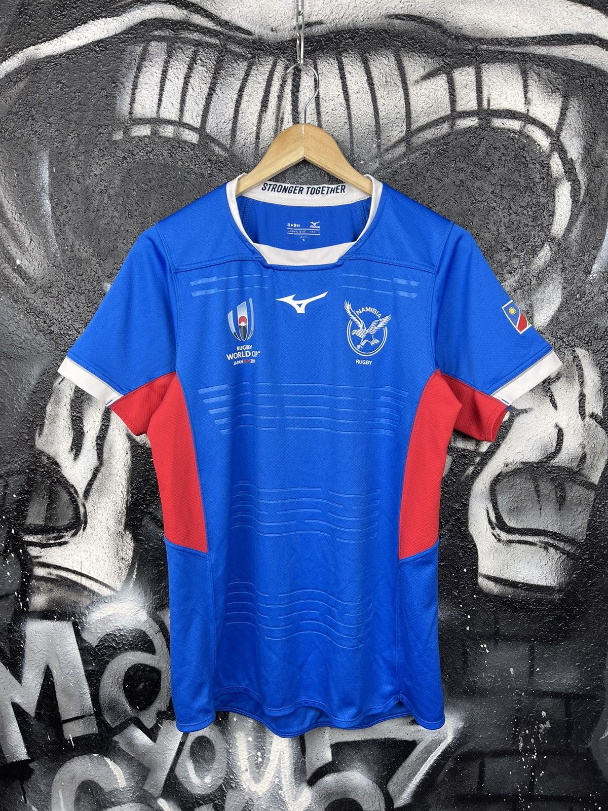 Mizuno Mizuno Namibia Rugby Jersey From Japan World Cup 2019 Jersey Size US S / EU 44-46 / 1 - 2 Thumbnail