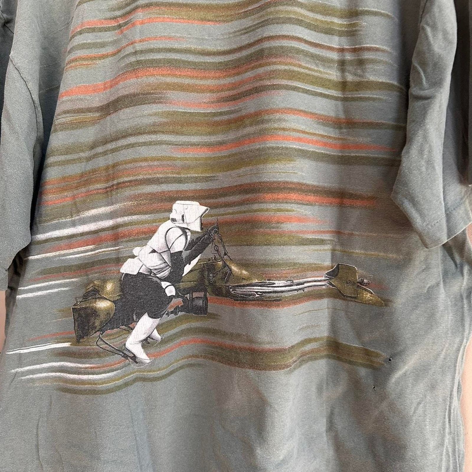 Star Wars × Vintage Vintage 90s Star Wars Episode 1 Promo Shirt Size US XL / EU 56 / 4 - 5 Thumbnail