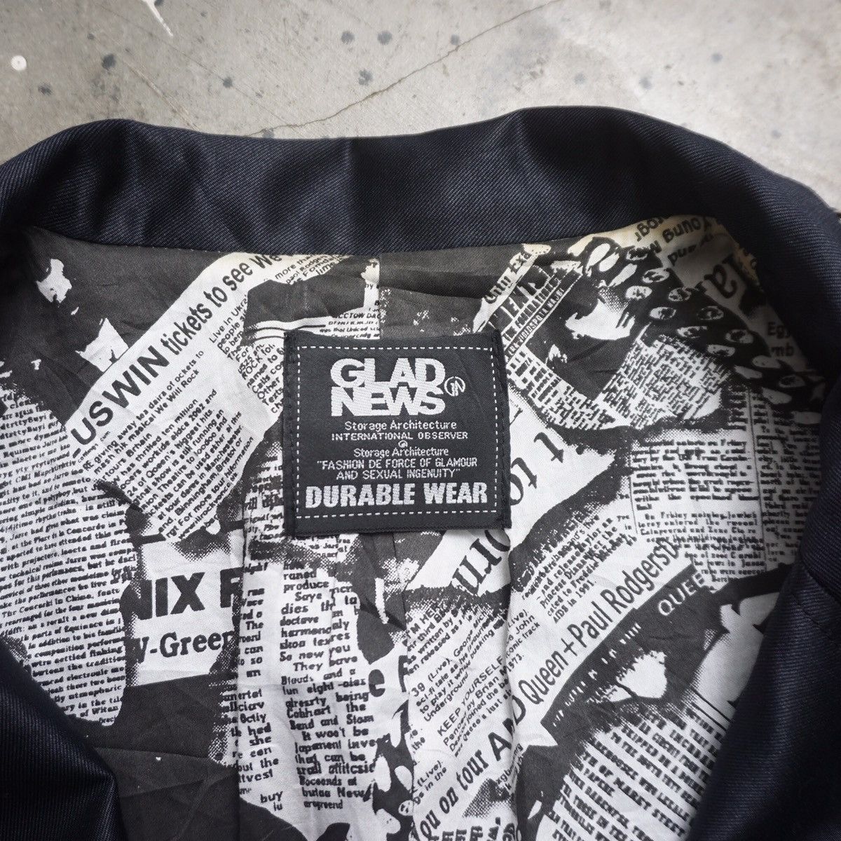 If Six Was Nine Gladnews rock n roll blazer Size 38R - 5 Thumbnail