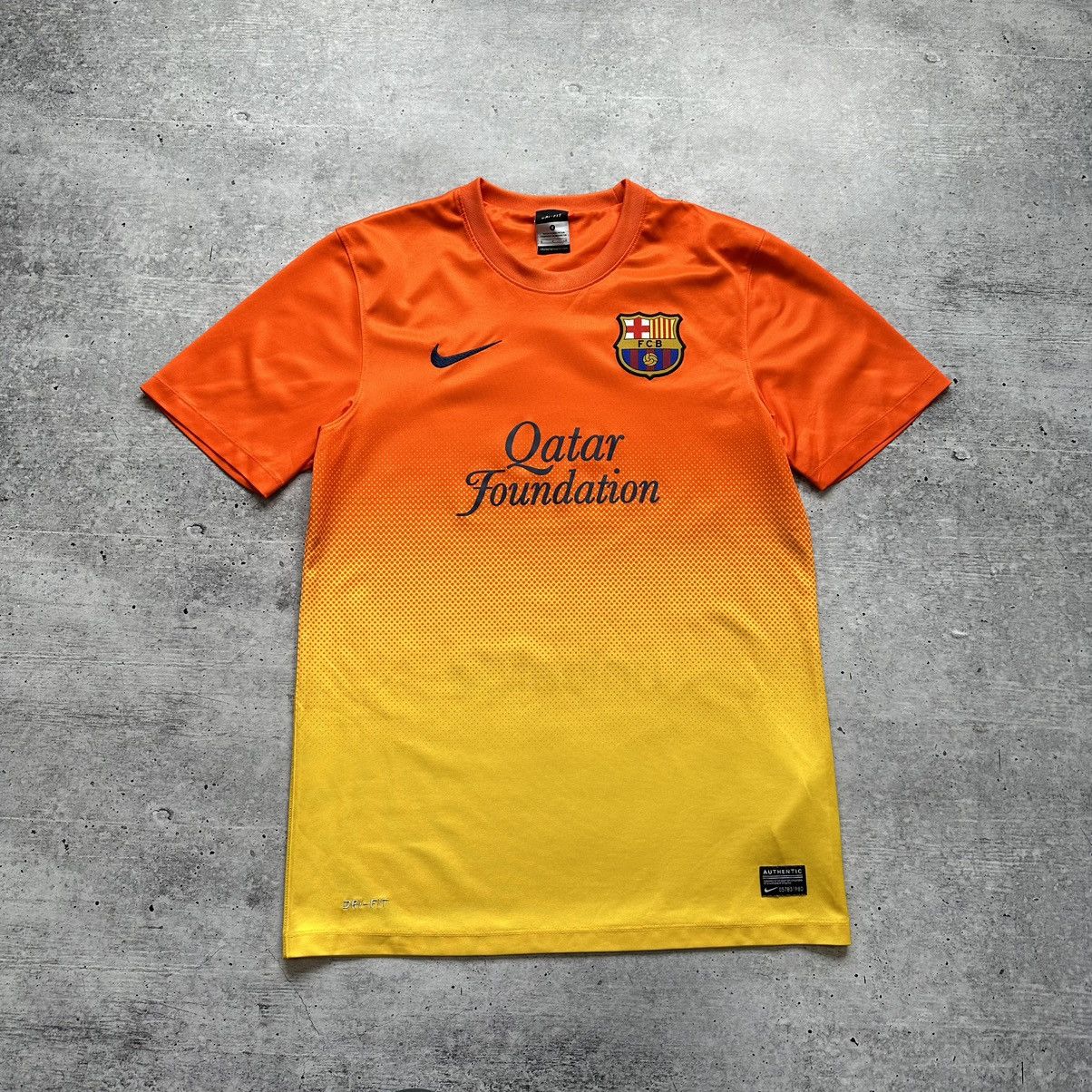 Nike Nike Barcelona 2012 Away Football Shirt Soccer Jersey Size US S / EU 44-46 / 1 - 1 Thumbnail
