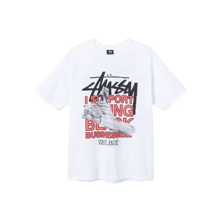 Off-White Stussy x OFF-WHITE World Tour Logo Retro T-shirt 0079 Size US S / EU 44-46 / 1 - 1 Thumbnail
