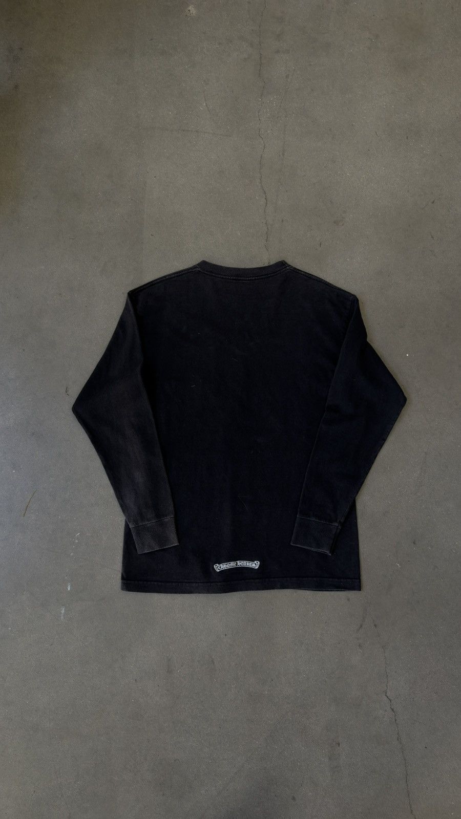 Chrome Hearts RARE! Chrome Hearts Long Sleeve Embroidered Horseshoe Tee Size US M / EU 48-50 / 2 - 6 Thumbnail