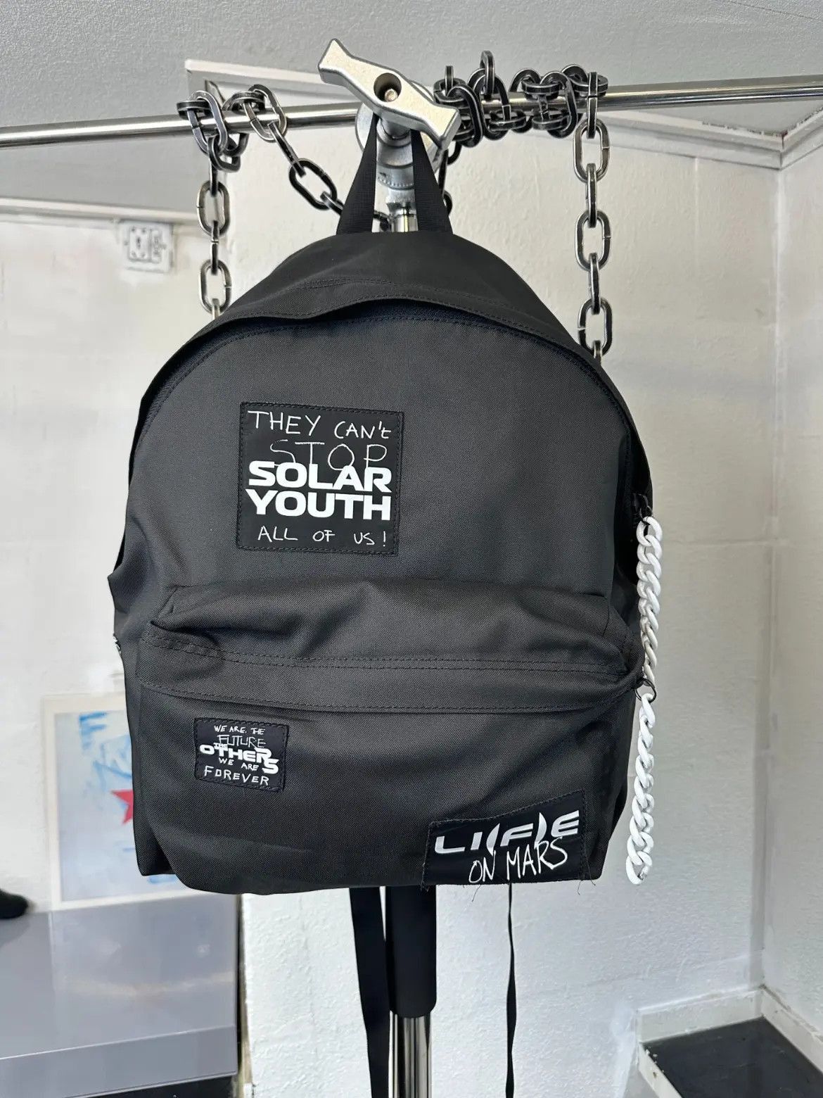 Raf Simons Raf Simons Patches & Chain Backpack-2507 Size ONE SIZE - 7 Thumbnail
