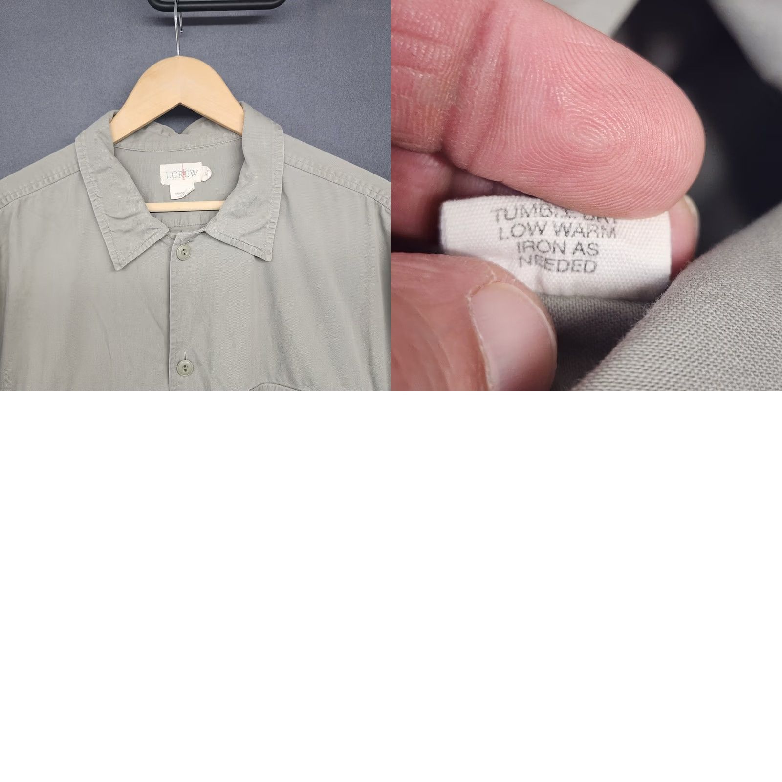 J.Crew VINTAGE J.CREW Oarsman Workwear Shirt Mens XL Long Sleeve Button Up Cotton Flaw Size US XL / EU 56 / 4 - 8 Thumbnail
