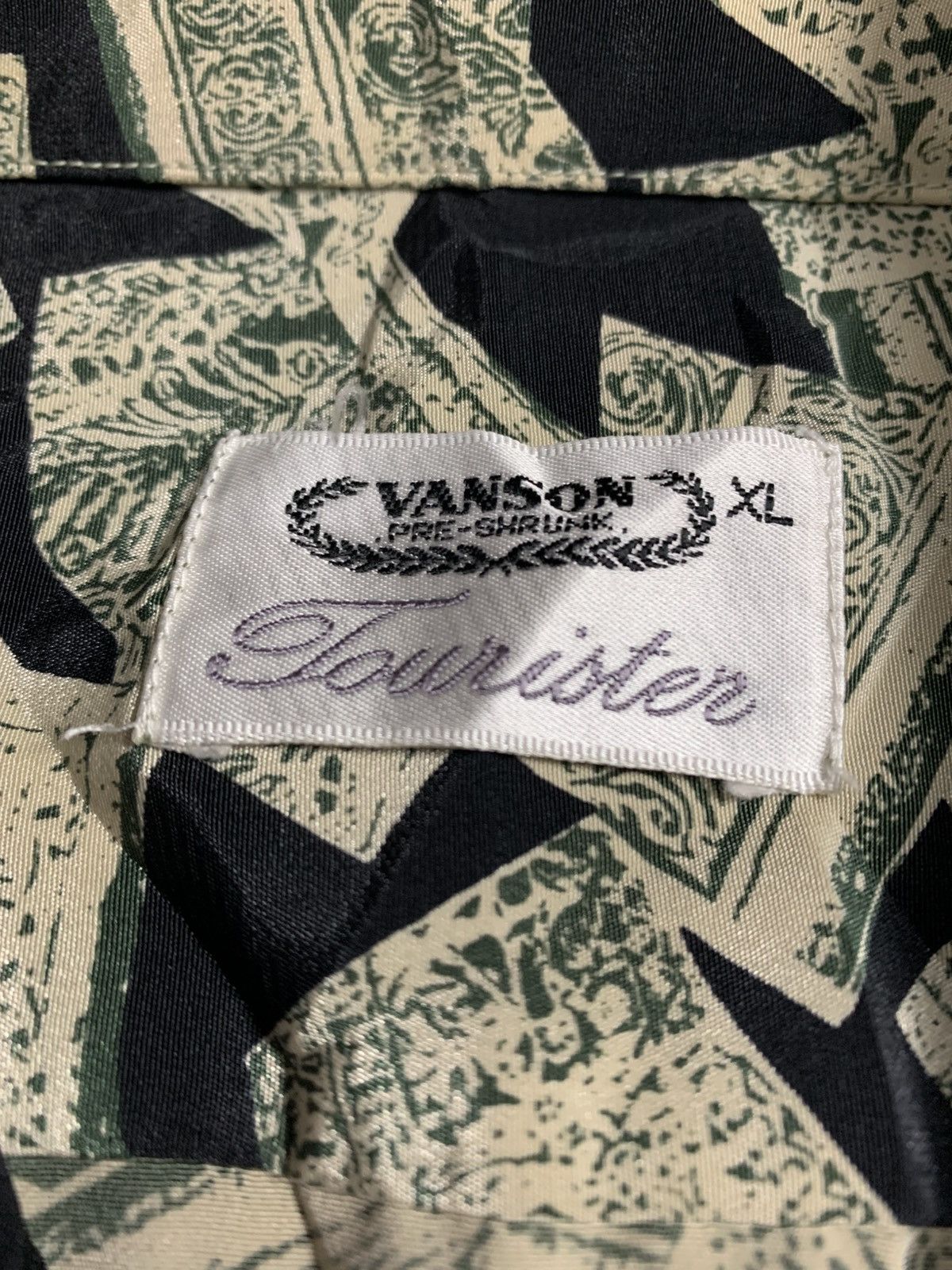 Japanese Brand Open Colar Shirt Vanson Touristm Japan Style Over Print Size US XL / EU 56 / 4 - 4 Thumbnail