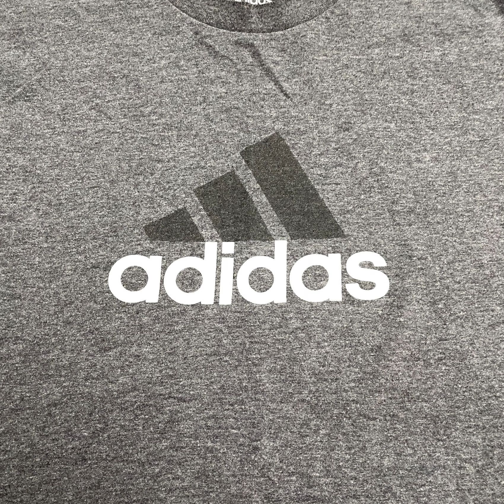 Adidas Adidas Graphic T-Shirt Mens Medium Dark Gray Crew Neck Short Sleeve Casual Tee Size US M / EU 48-50 / 2 - 3 Thumbnail