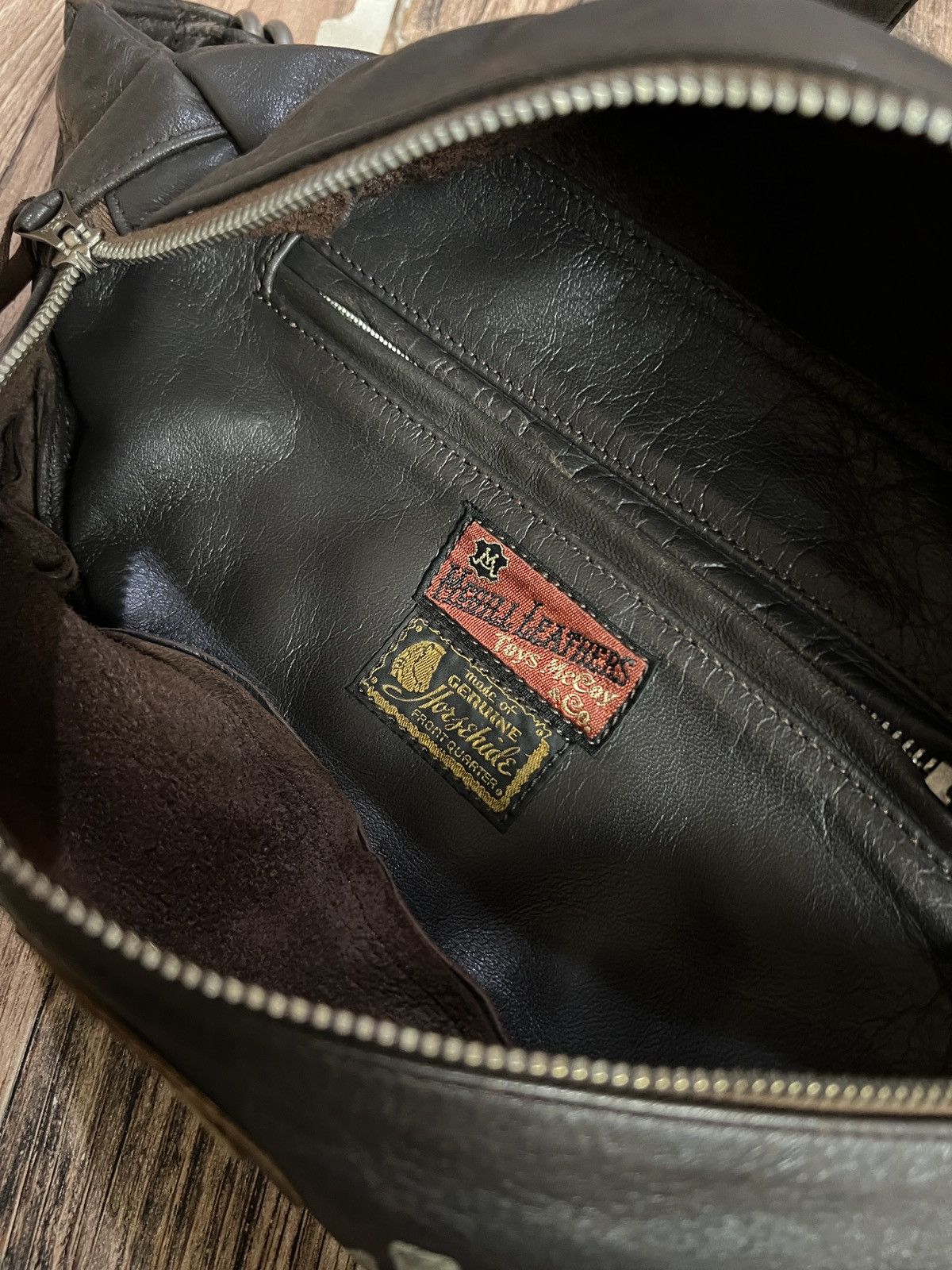 TOYS McCOY × The Real McCoy's Toys Mccoy Shinki Horsehide Leather Waist Bag Size ONE SIZE - 6 Thumbnail