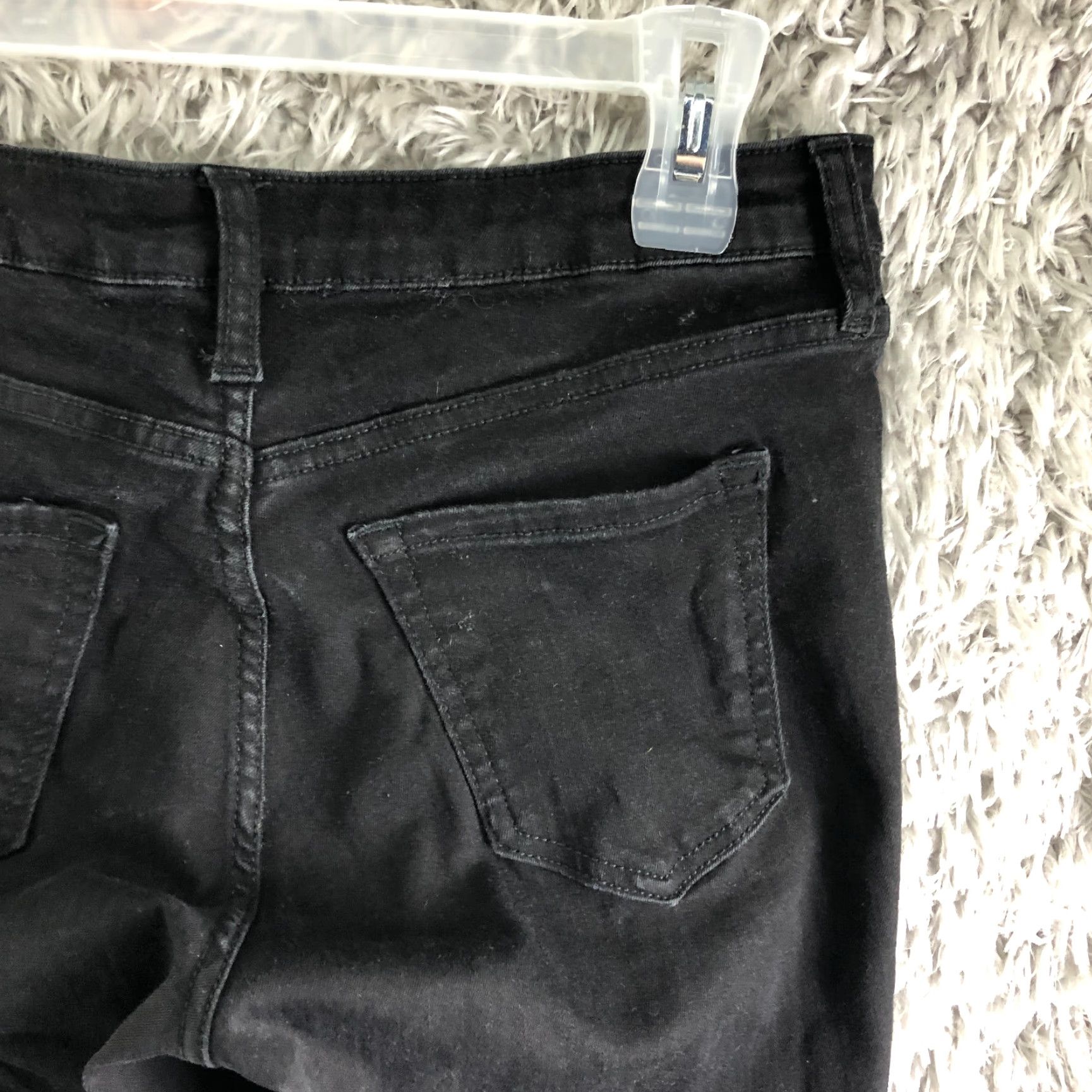 Gap Gap Womens Size 10 Black Legging Skinny Dark Wash Jeans Mens Womens Girls Size 32" / US 10 / IT 46 - 6 Thumbnail