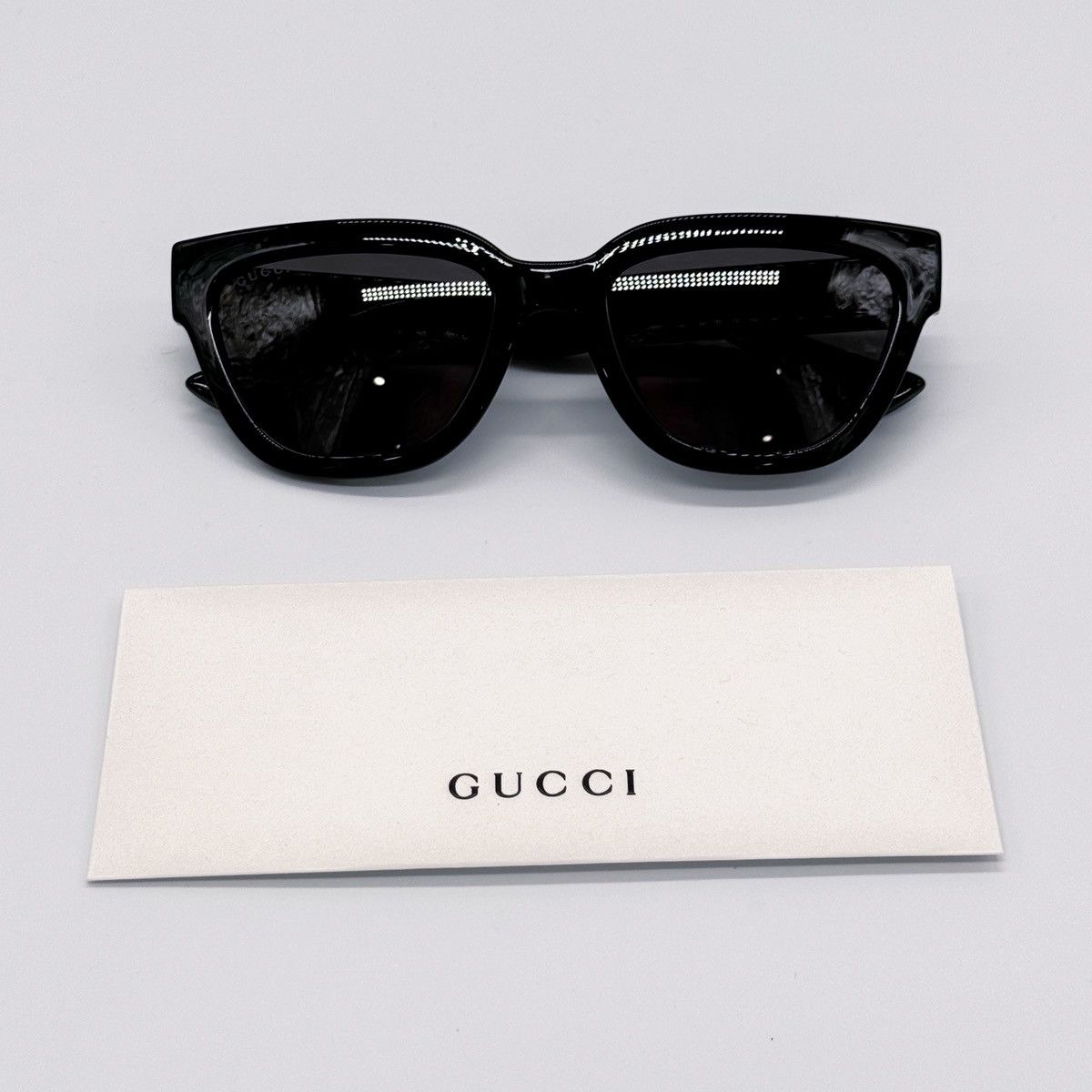 Gucci NEW GUCCI GG1578S 001 CAT EYE BLACK GREY WOMEN SUNGLASSES Size ONE SIZE - 12 Thumbnail