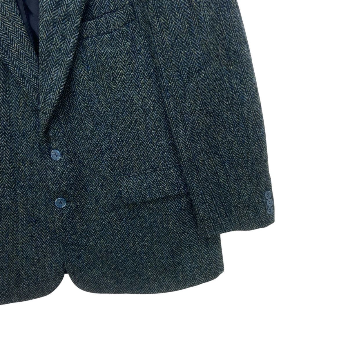 Harris Tweed Vintage Harris Tweed Buttonhole Herringbone Coat Blazer Size US S / EU 44-46 / 1 - 4 Thumbnail