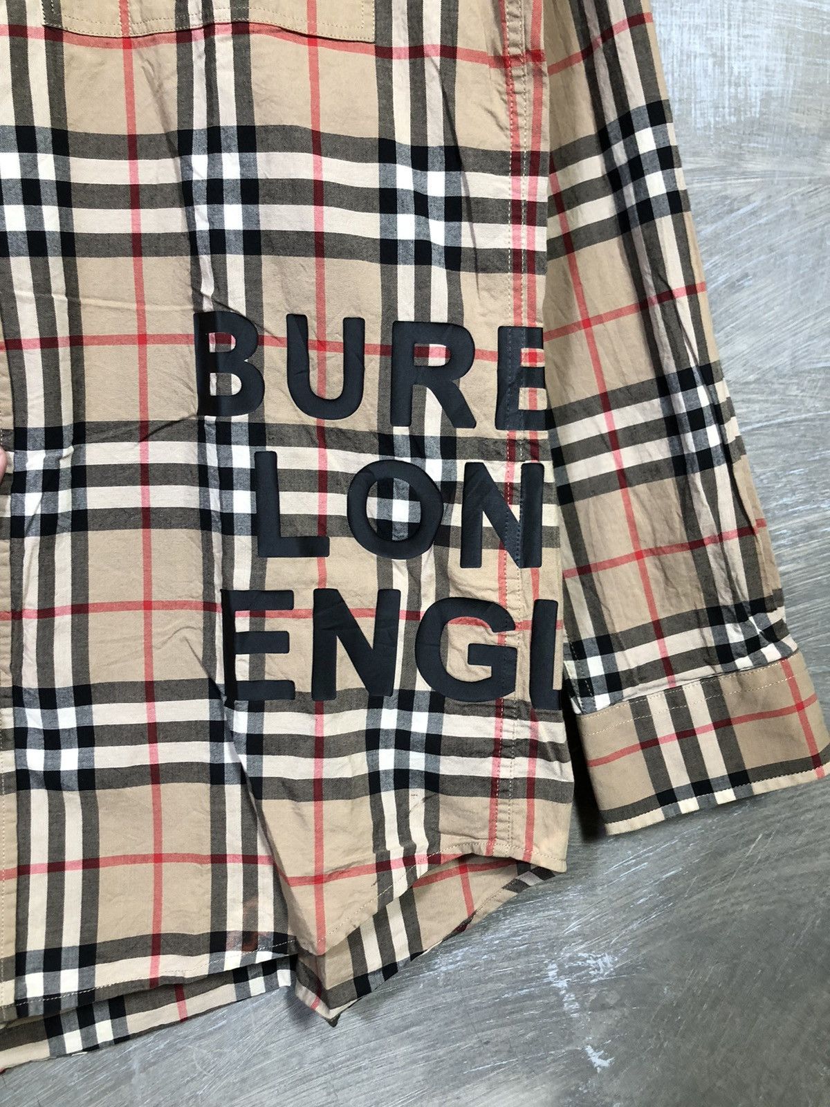 Burberry × Designer × Vintage Burberry London England Logo Print Checked Size US S / EU 44-46 / 1 - 5 Thumbnail