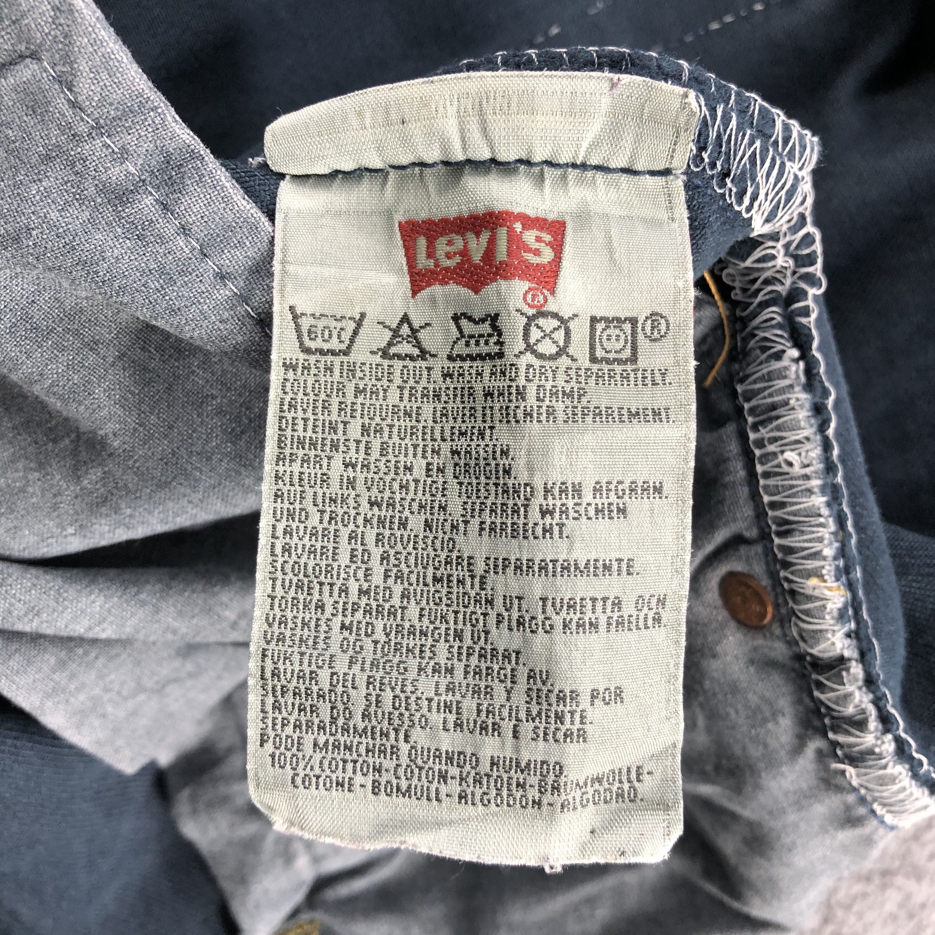 Levi's Vintage 90s Levis 501 Earth Tone Jeans-J1434 Size US 36 / EU 52 - 14 Thumbnail