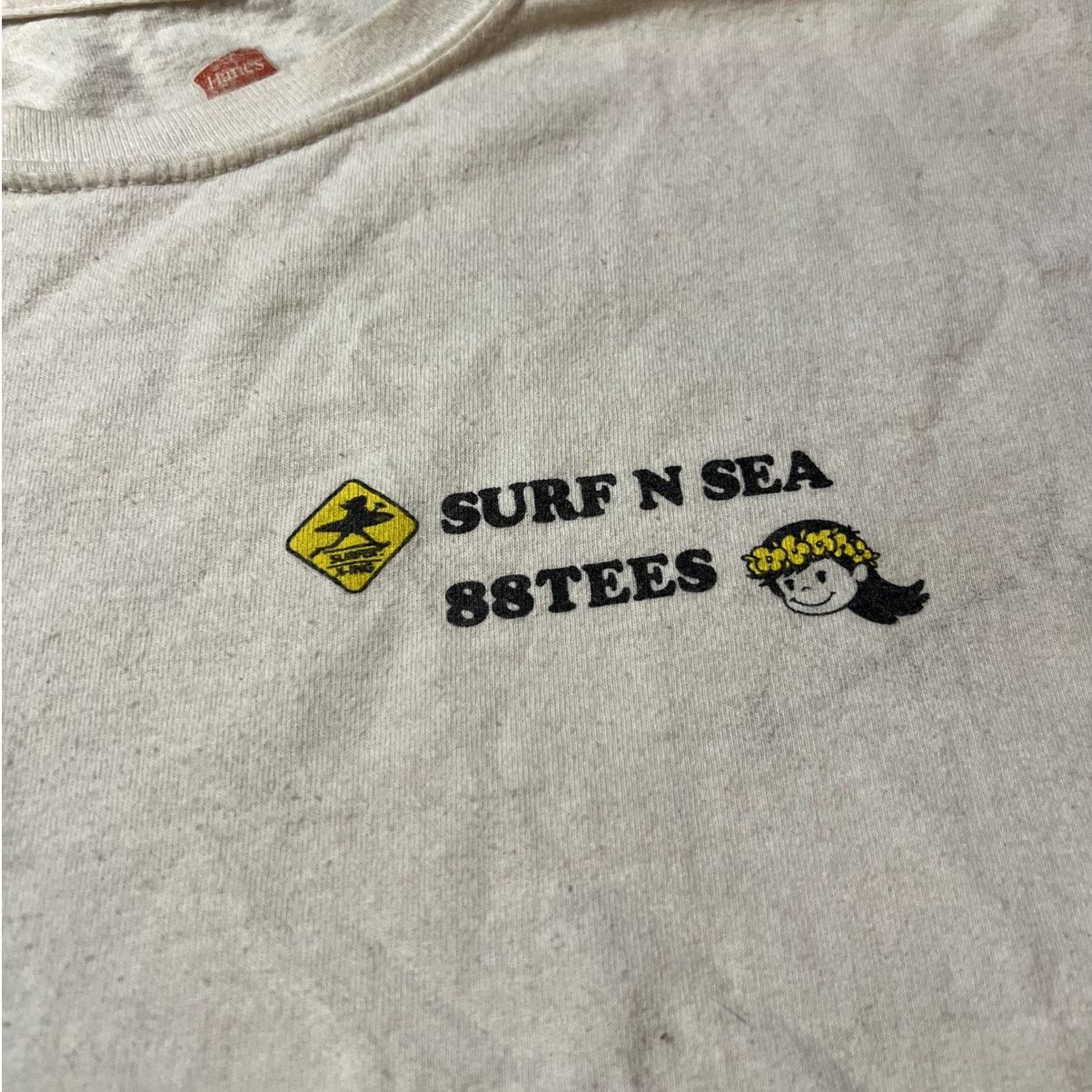 Hanes Hanes White T-Shirt Surf N Sea 88Tees Hawaii Graphic Medium Size US M / EU 48-50 / 2 - 5 Thumbnail