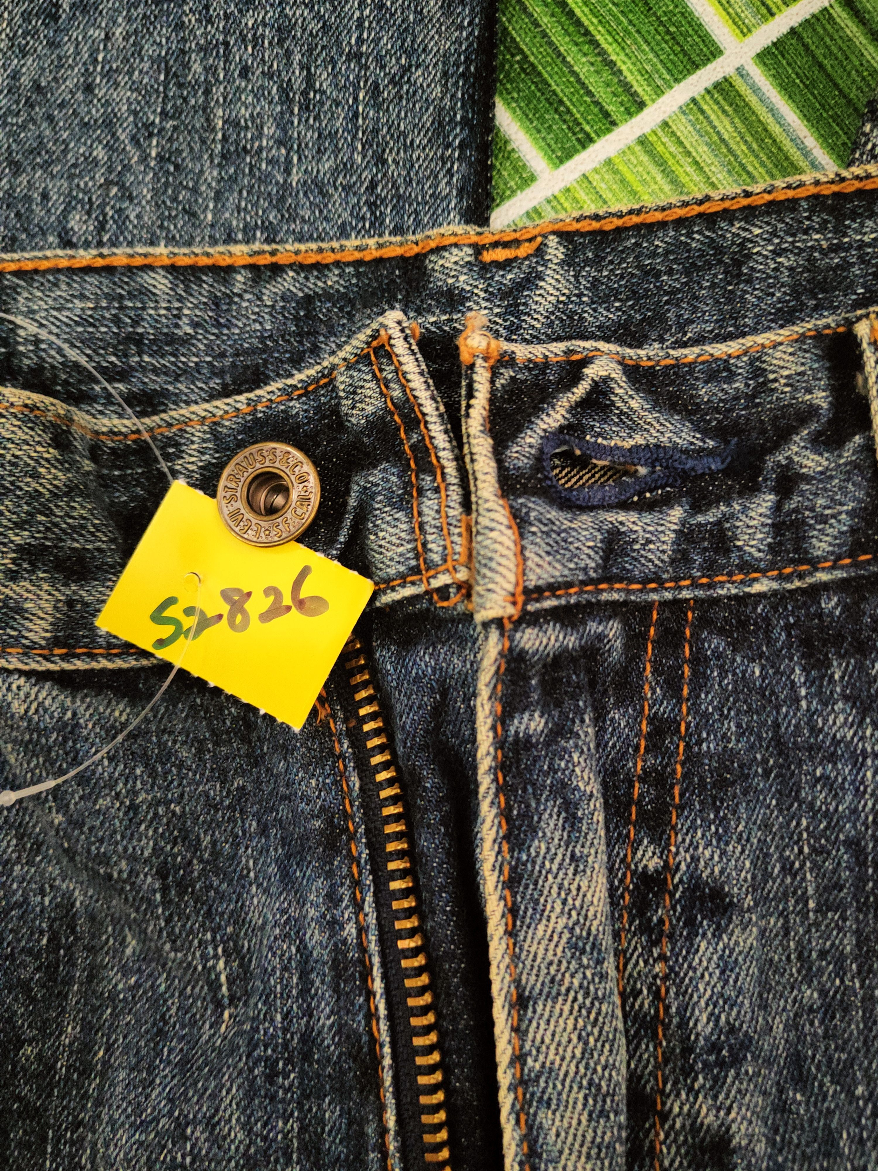 Levi's 502 Levi's Dark Blue Distressed Ripped Jeans #S2826 Size US 30 / EU 46 - 18 Thumbnail