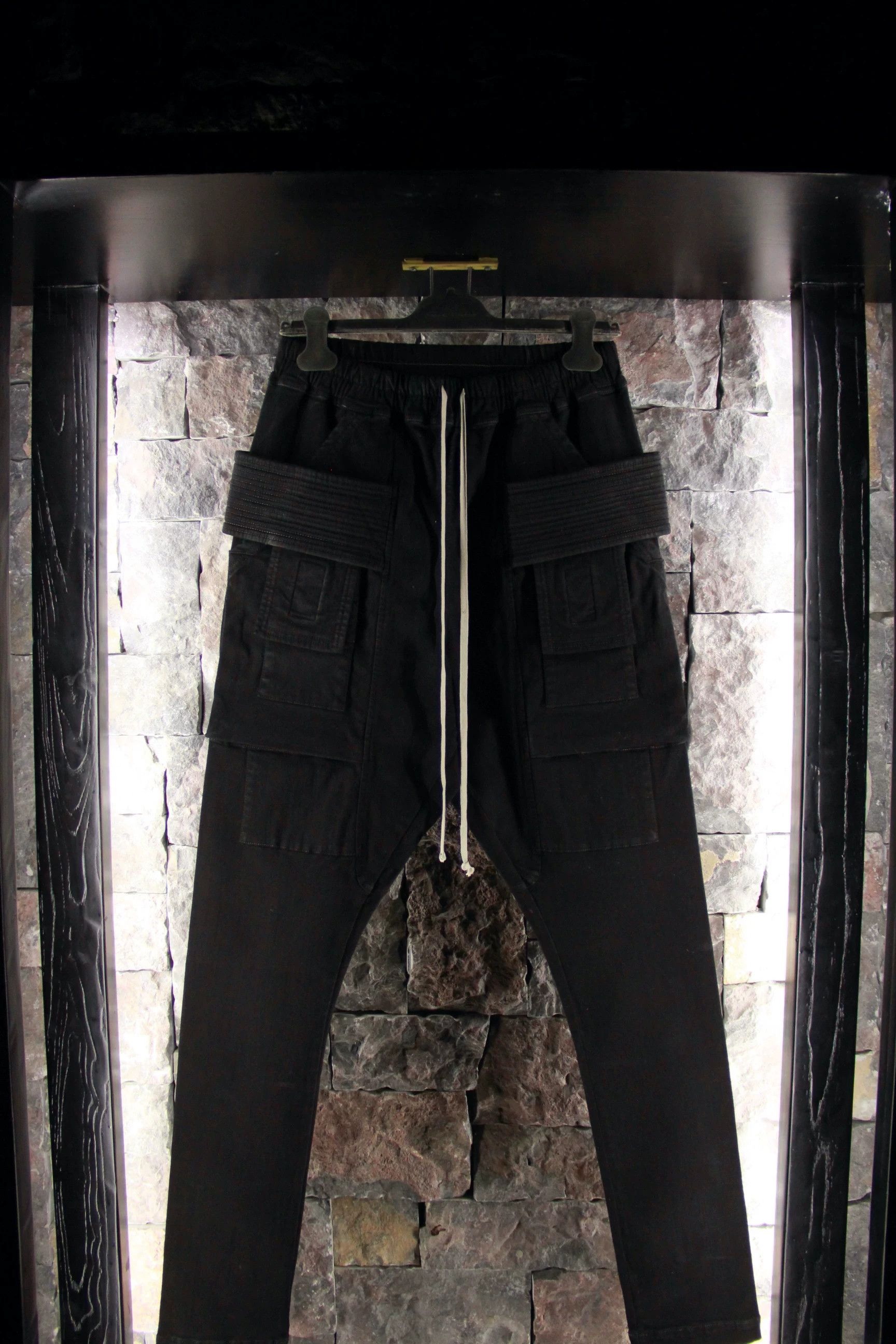 Rick Owens Rick Owens Black Casual Pants Men 34 Size US 34 / EU 50 - 1 Thumbnail