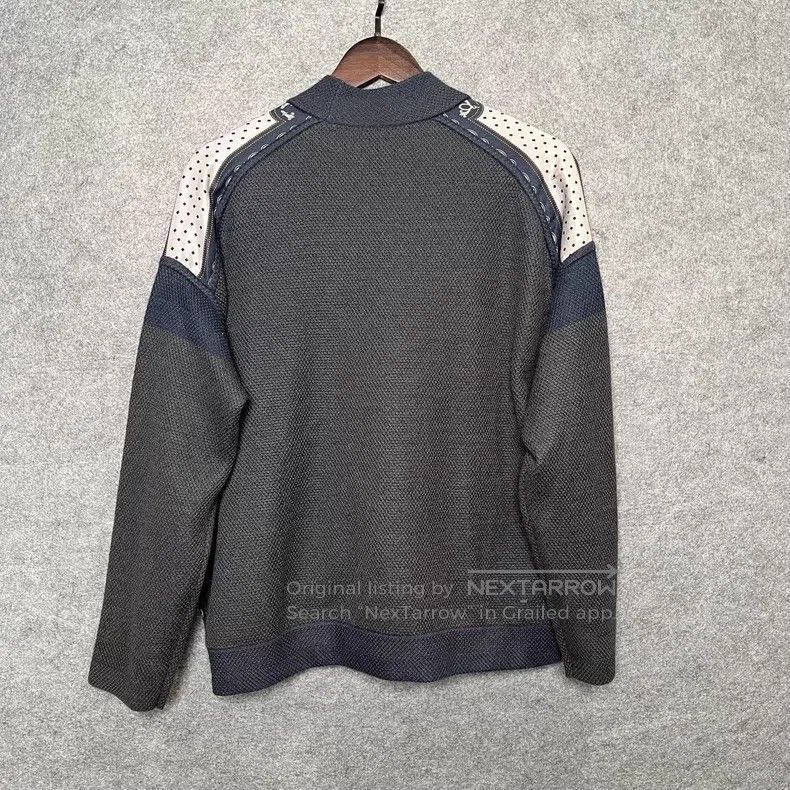 Hermes Hermes Pattern Printed One Button V-neck Long Sleeve Knit Size 4XL / US 24-26 - 3 Thumbnail