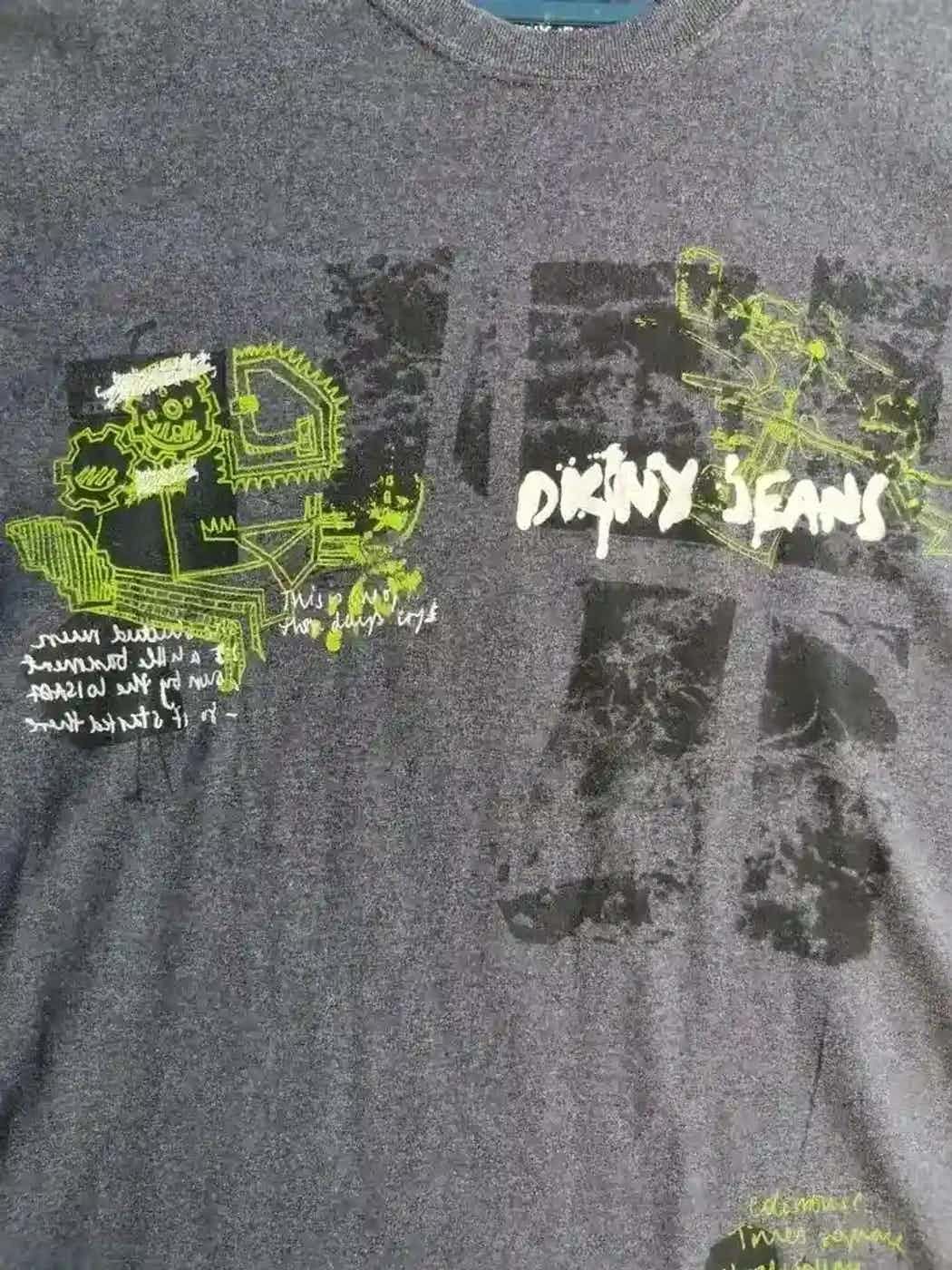 DKNY Vintage DKNY Jeans T-shirt Size US XL / EU 56 / 4 - 2 Thumbnail