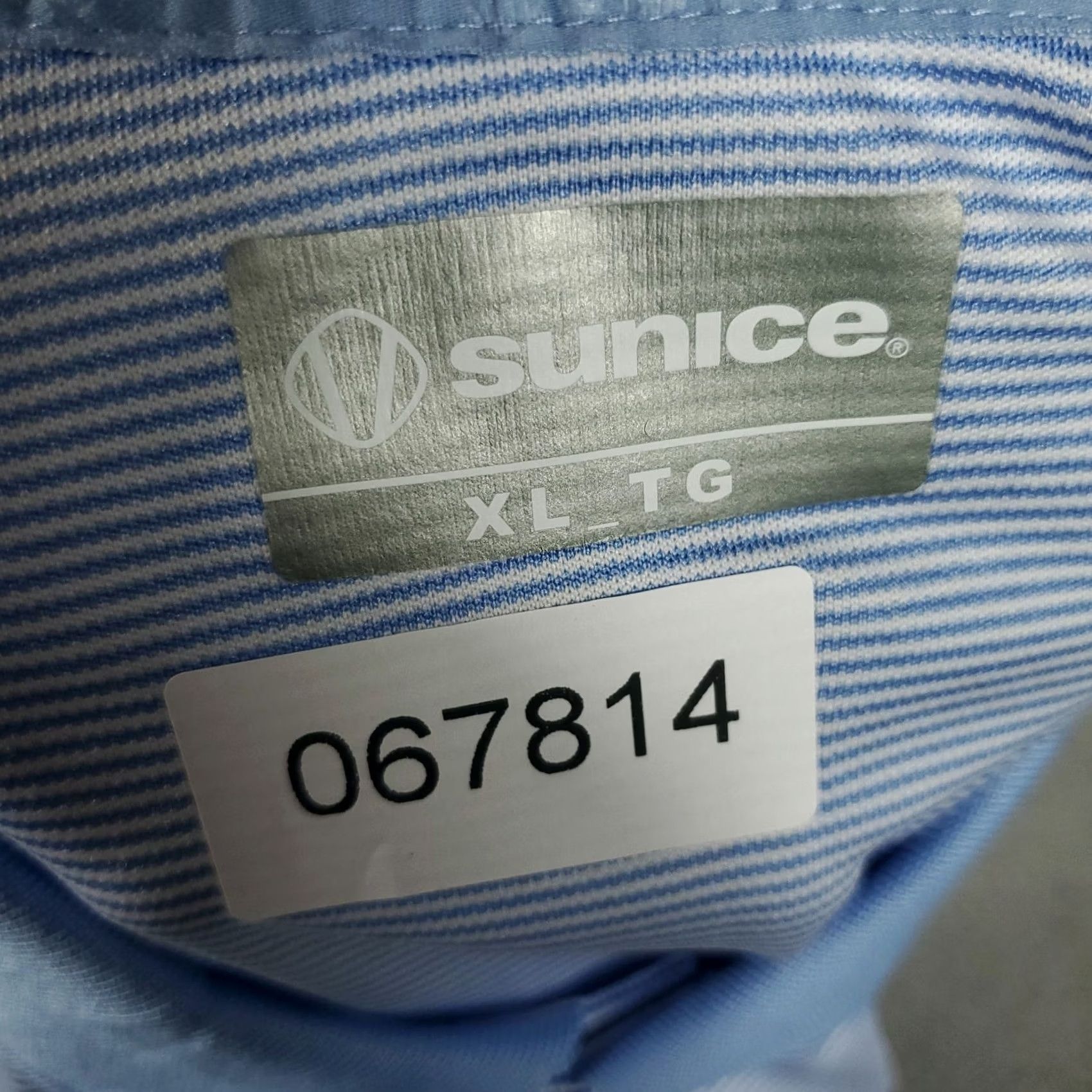 Vintage Sunice Polo Shirt Mens XL Blue Striped Golf Casual Short Sleeve Adult Size US XL / EU 56 / 4 - 7 Thumbnail
