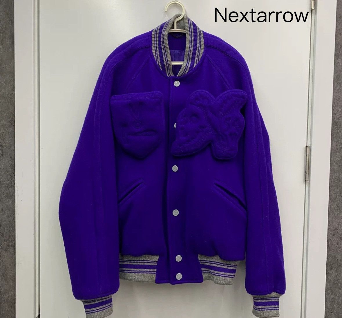 Louis Vuitton Asian limited edition purple baseball jacket