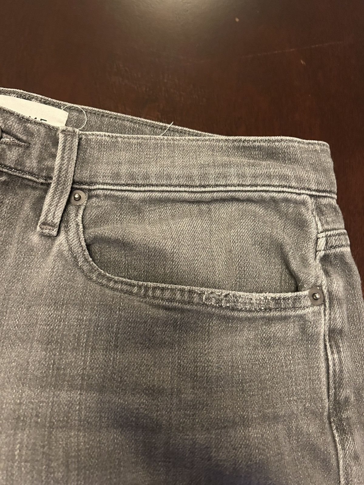 Frame Frame Grey Washed Denim Size US 32 / EU 48 - 4 Thumbnail