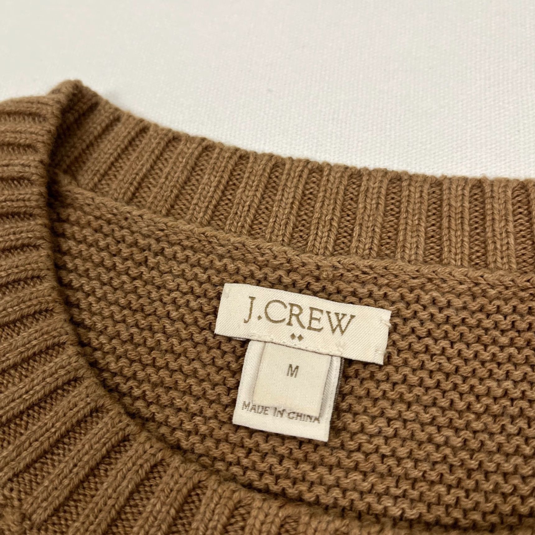 J.Crew J.CREW Sweater Women M Brown Knit Merino Wool Blend Crewneck Pullover Casual Knitwear Crew Neck Size M Brown Women Luxury Pullover 90s Classic Size M / US 6-8 / IT 42-44 - 2 Thumbnail