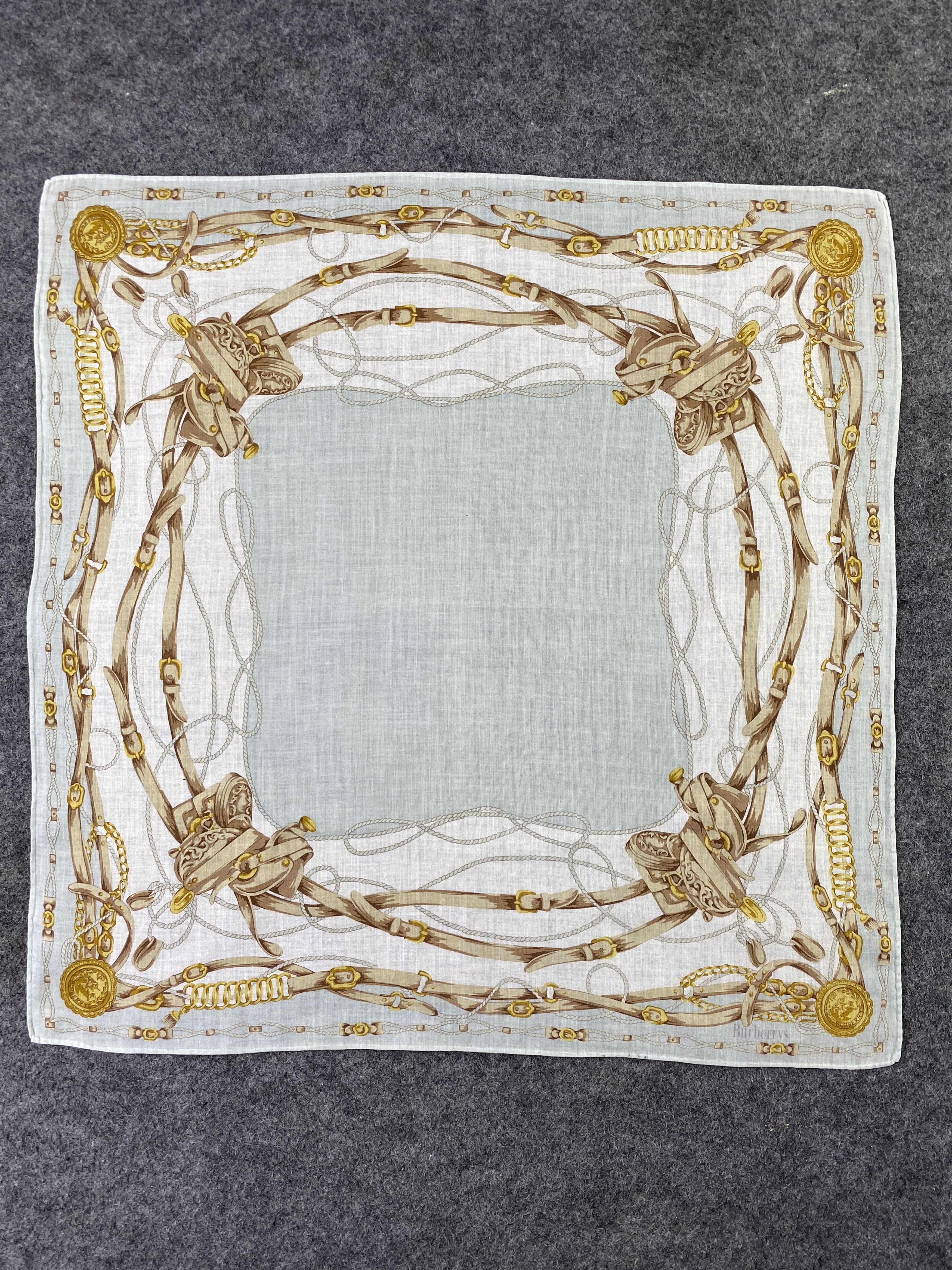 Burberry Burberry Handkerchief / Bandana / Neckerchief-B384 Size ONE SIZE - 3 Thumbnail